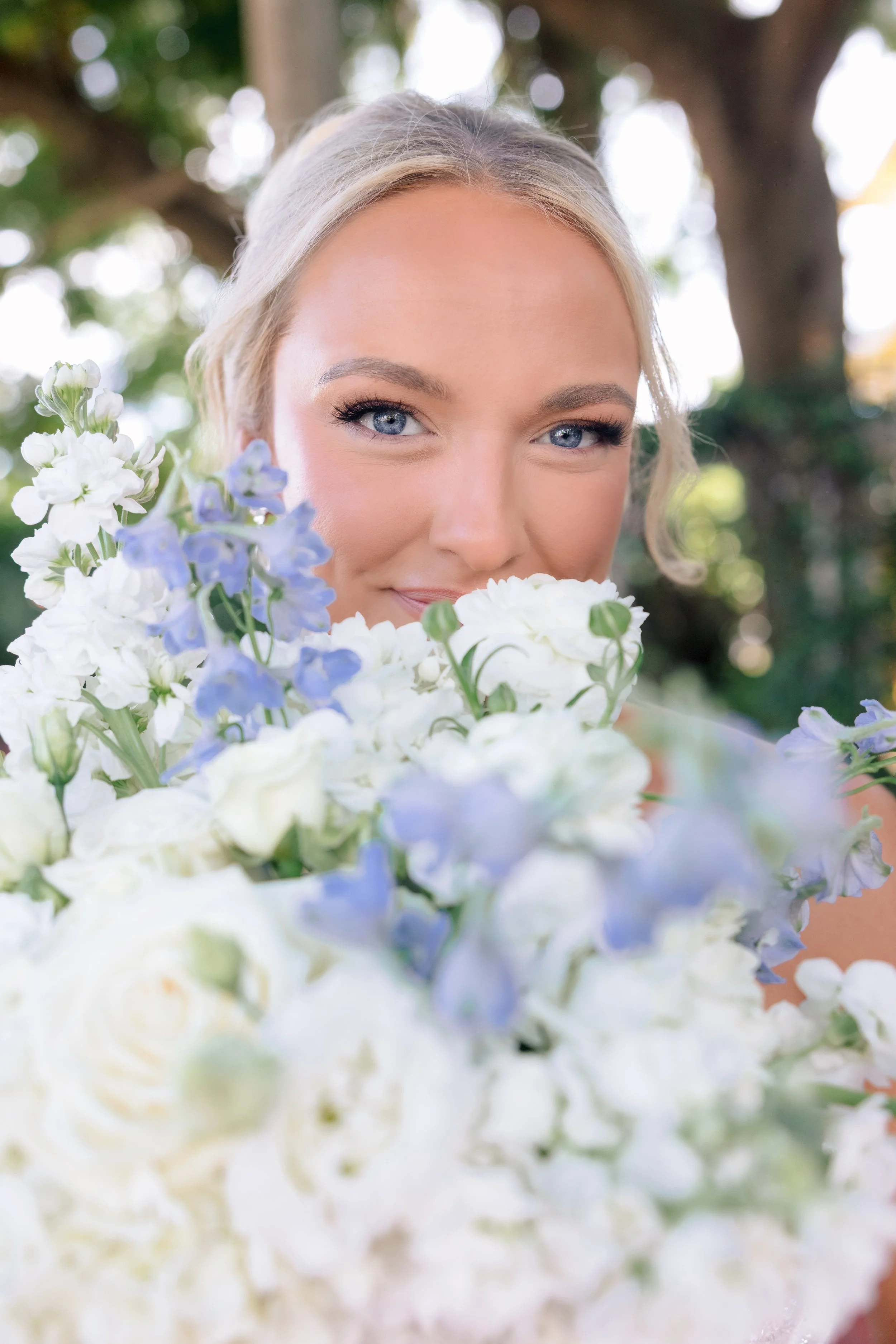 bridal portrait at Heitman House by Fort Myers wedding photographer