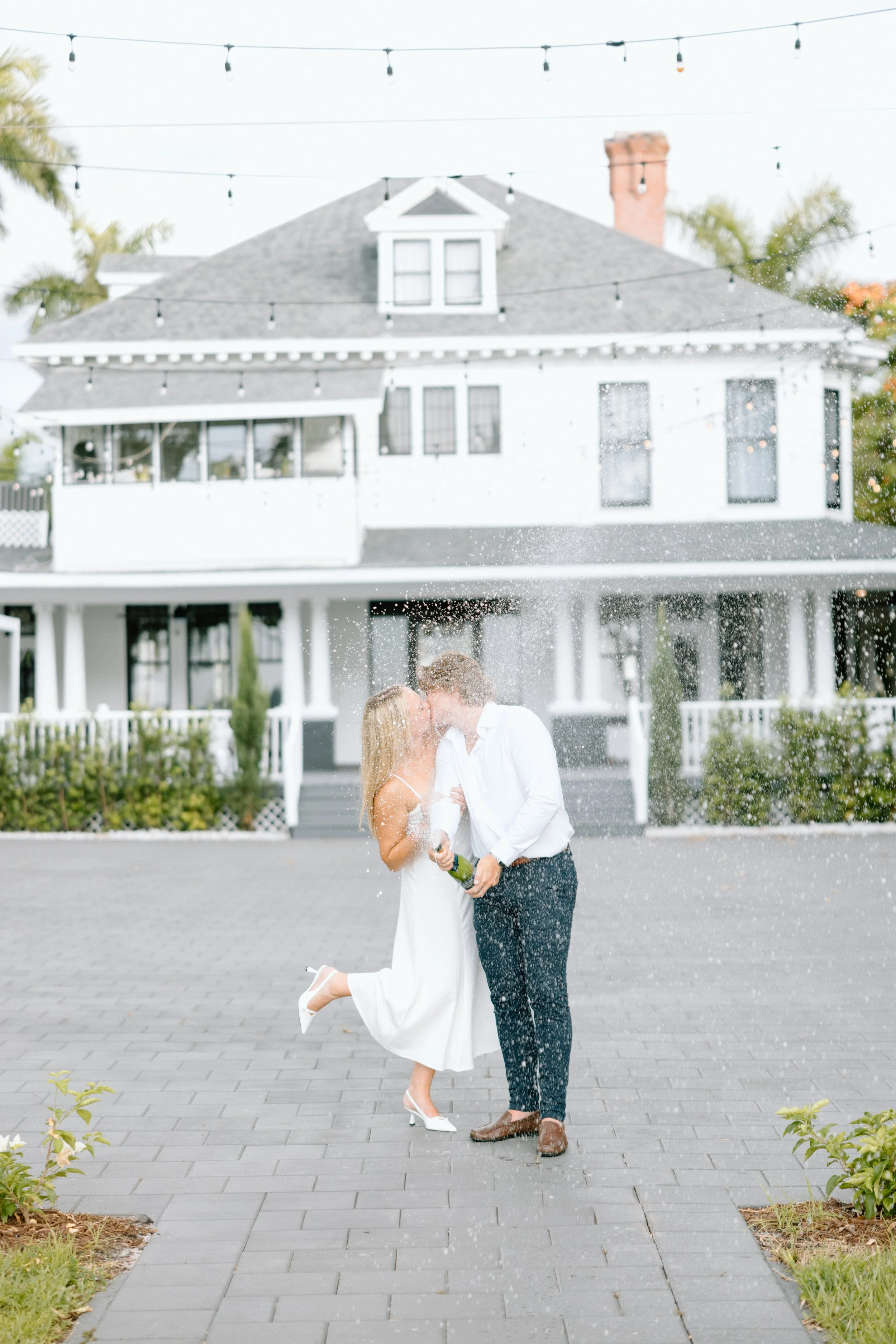 Heitman House engagement and wedding photos