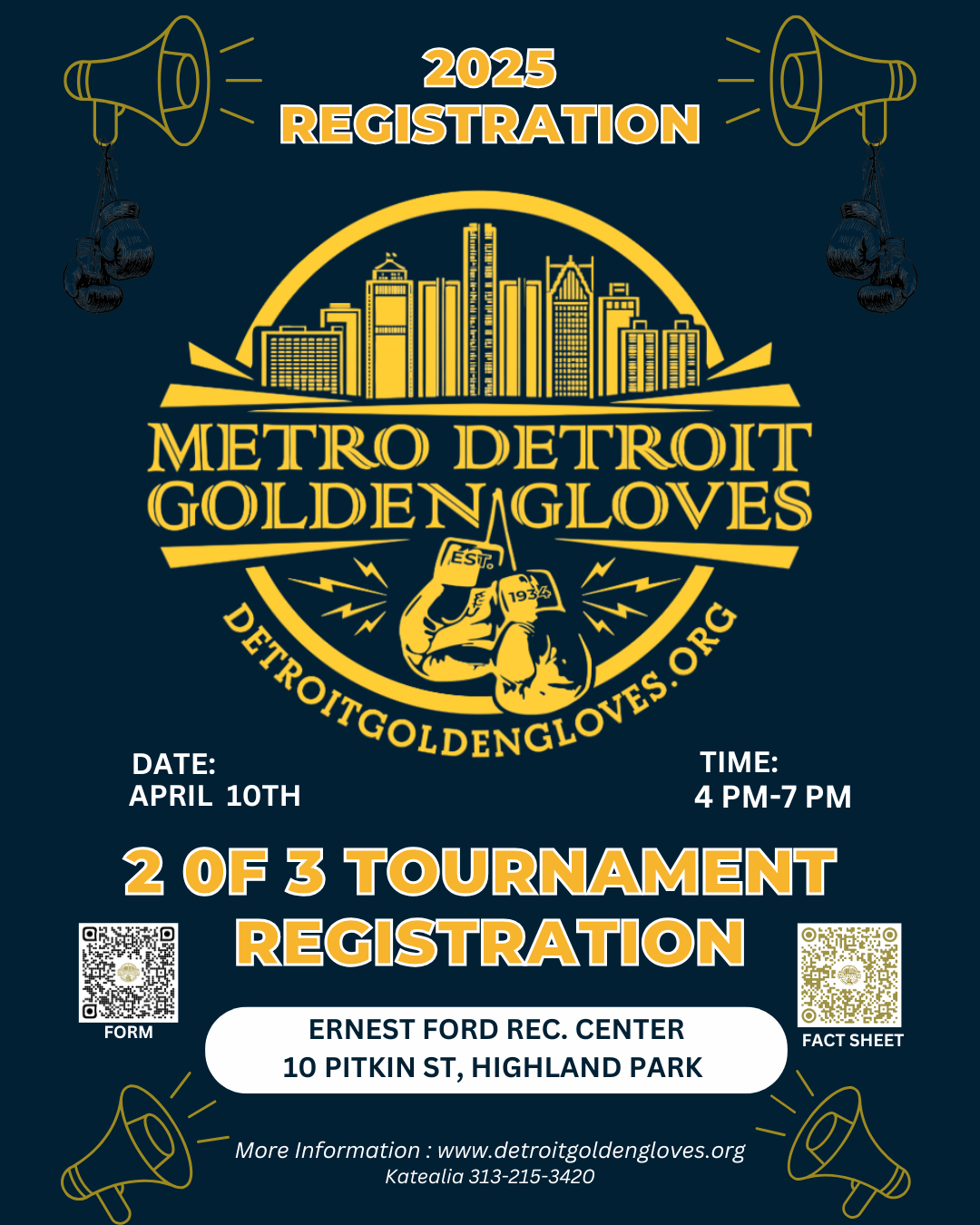 2 of 3 TOURNAMENT REGISTRATION