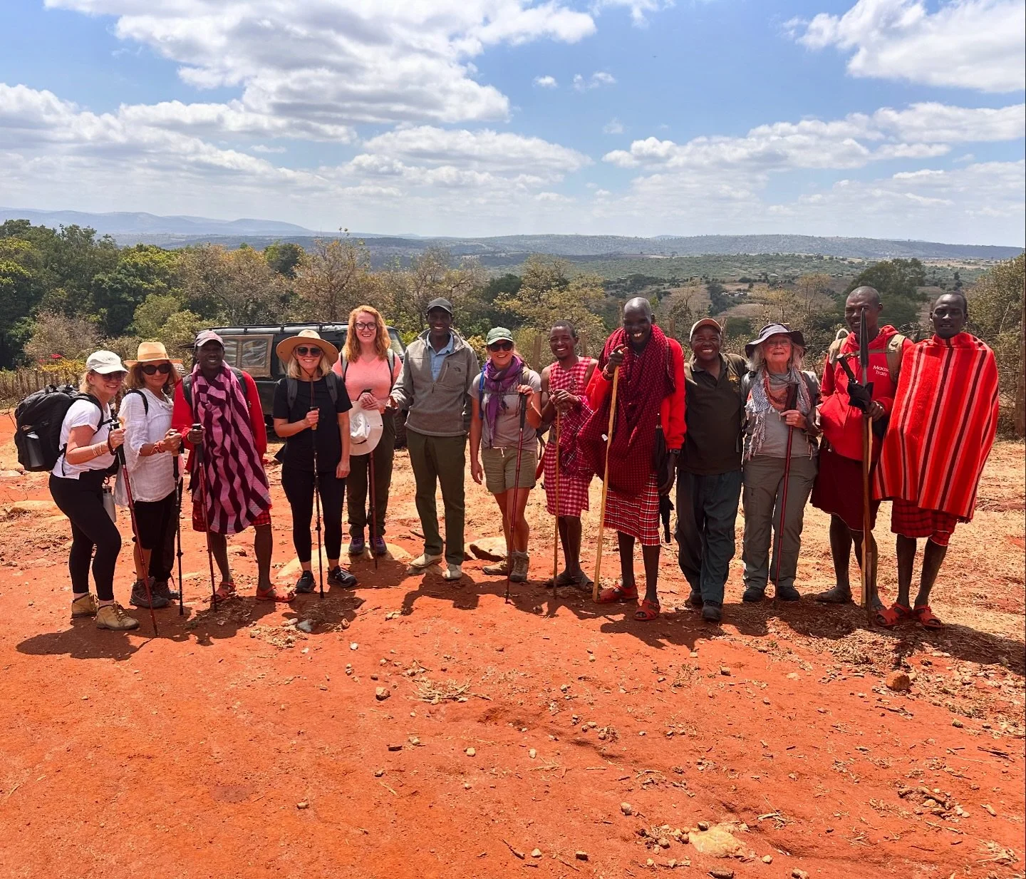 The start of our epic 3 hike across the Loita hills with the fabulous Maasai Trails team whose families have lived amongst them for centuries. 

Ahead of us a challenging but rewarding journey through the &ldquo;Forest of the Lost Child&rdquo; and on