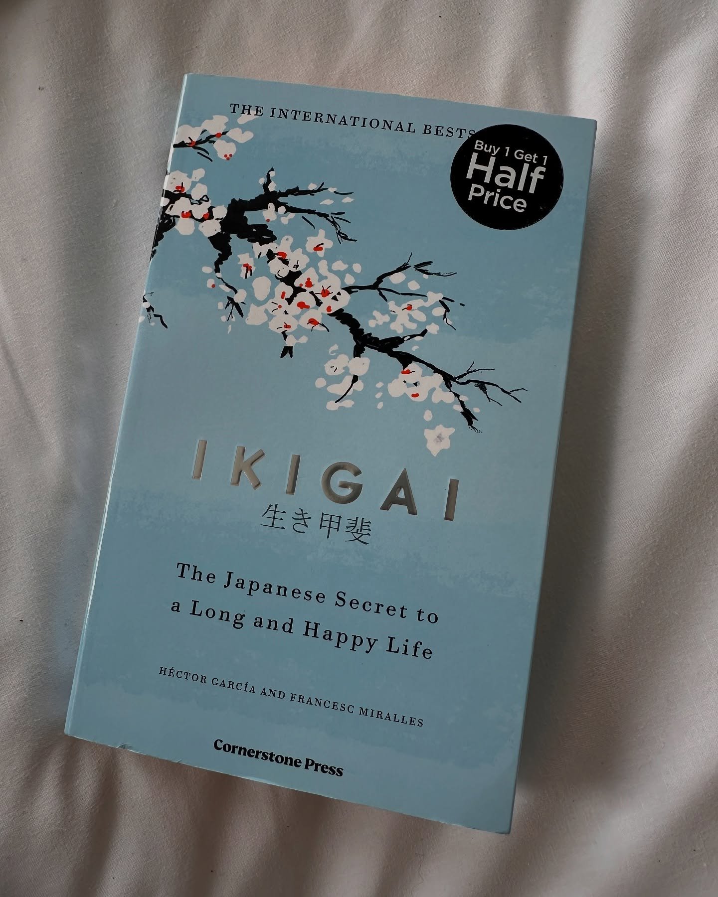 Loving this new book all about finding your purpose or as the Japanese call it, your &lsquo;Ikigai&rsquo;. 🌸

@ikigaibook 

So easy to read, I&rsquo;m almost half way through in just 24 hours. Factual and inspirational. Well worth putting on your 20