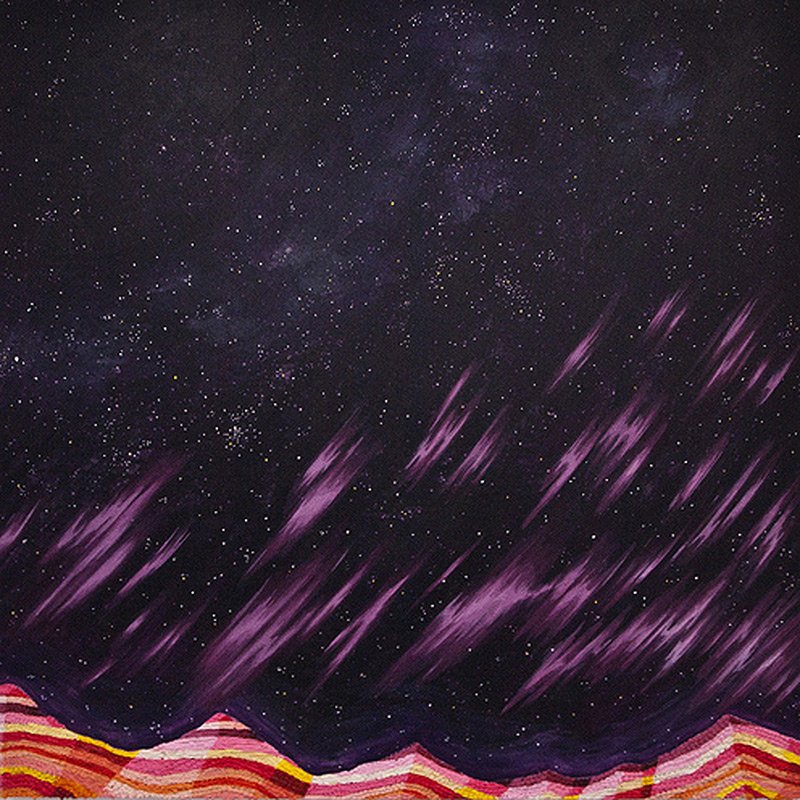 Ochoco, 48%22 x 48%22, acrylic and silicone caulking on wood panel, 2011.jpeg