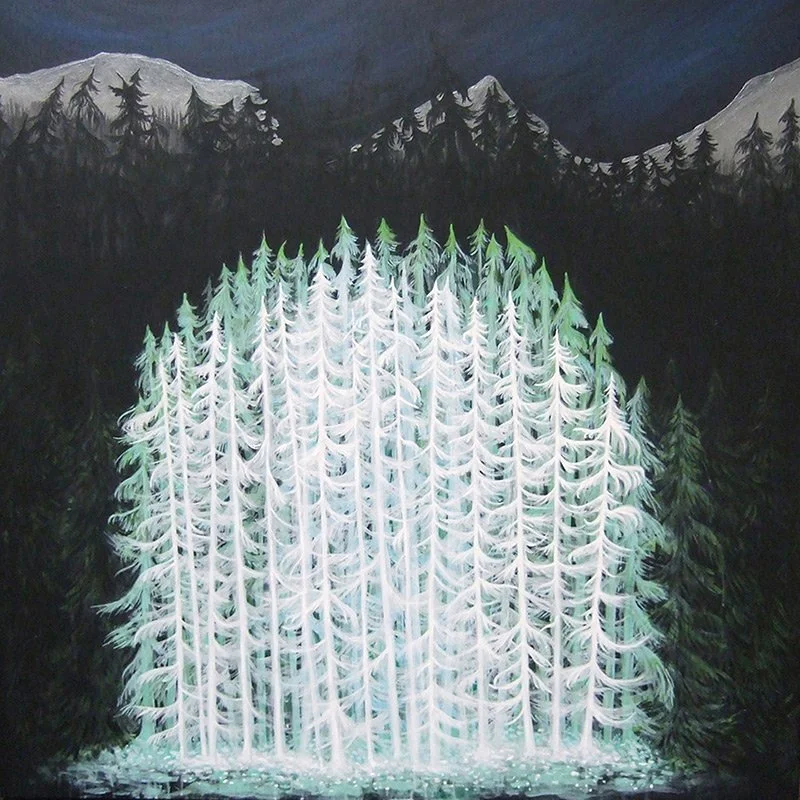 Landscape with Trees, 48" x 48"