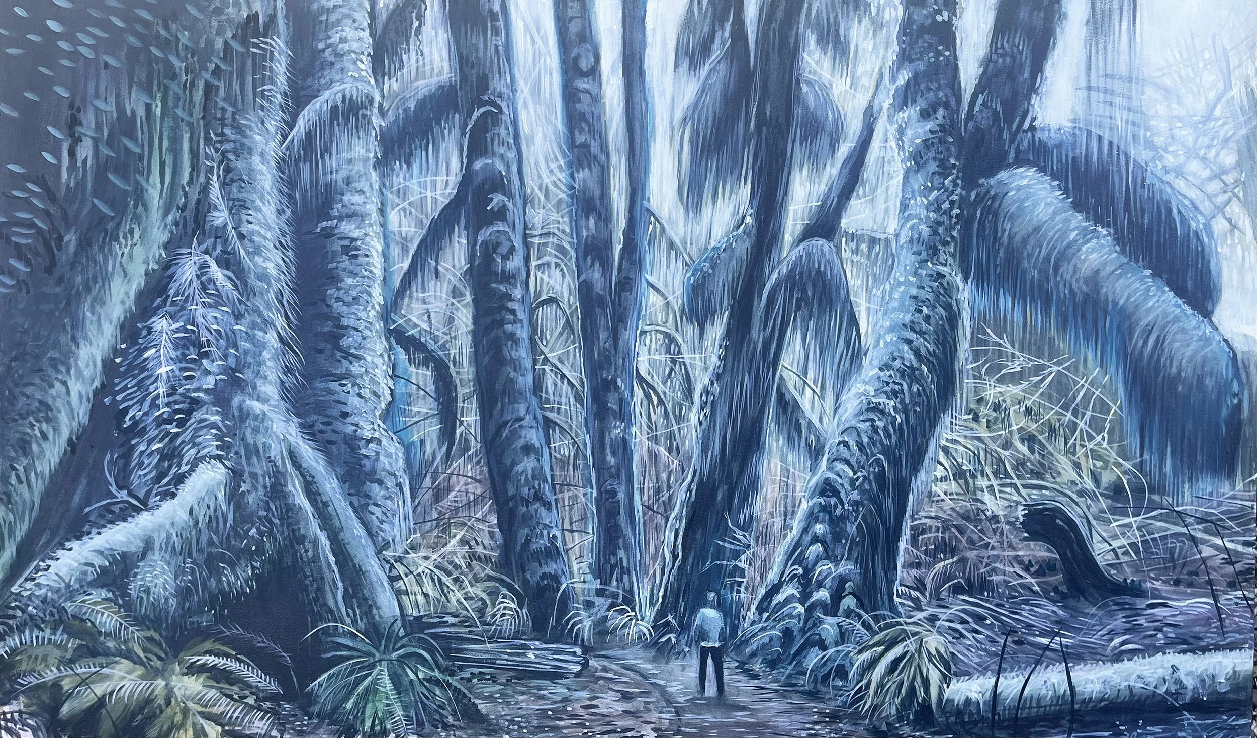 Olympic Forest, 36" x 60"