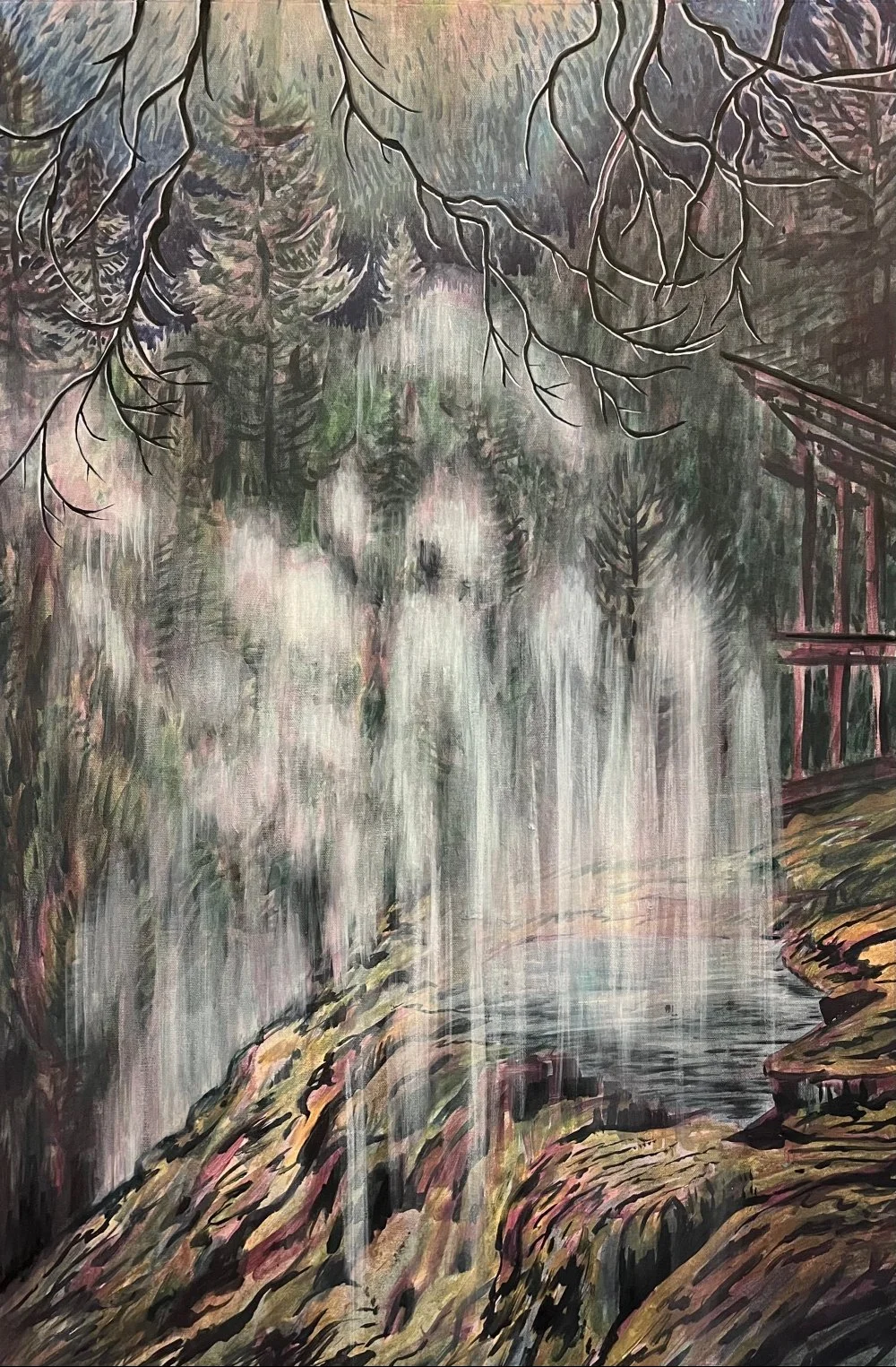 Moonlight Night, 36” x 24”