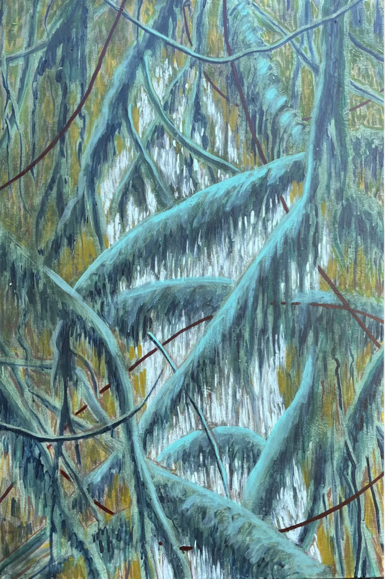 Spirit, 36" x 24", acrylic on canvas