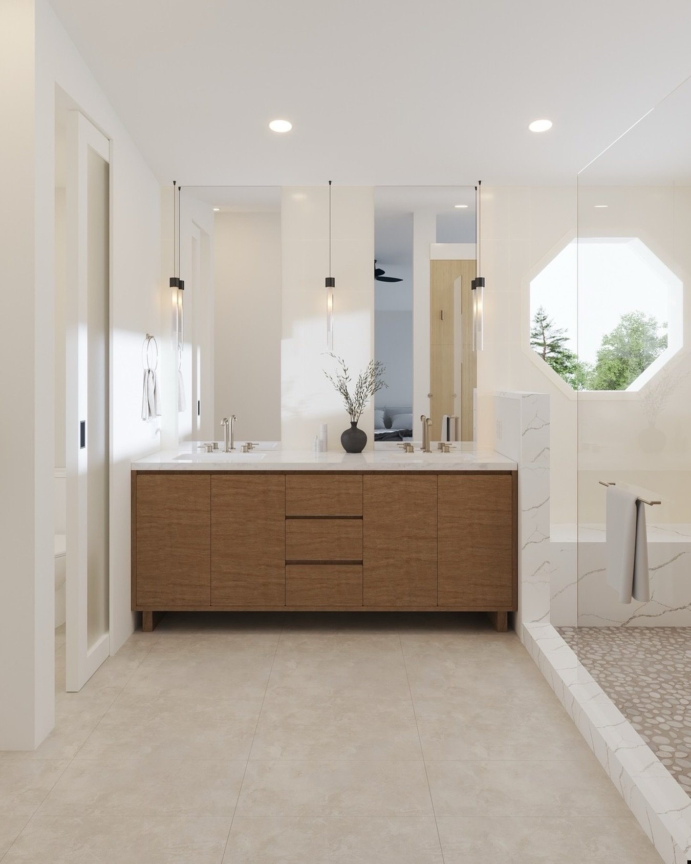 Sharing a sneak peek of our upcoming bathroom remodel project. #sagebrushhouse

▶ Our clients had a vision of blending the old with the new, preserving the original window while transforming the space into a luxurious oasis. 
▶ Stay tuned as we creat