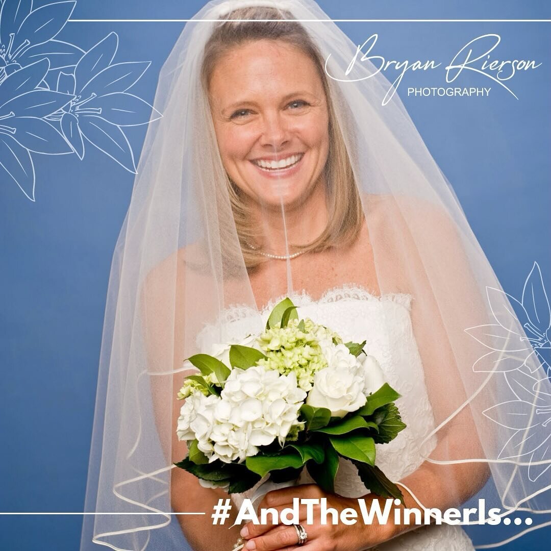 Announcing the winner of our Bridal portrait session giveaway from our booth at Saturday&rsquo;s wedding show&hellip; We asked our 7-year-old to pick a name out of the fishbowl and it was @fal418 Falon Hooper!! We&rsquo;ll send you an email with all 