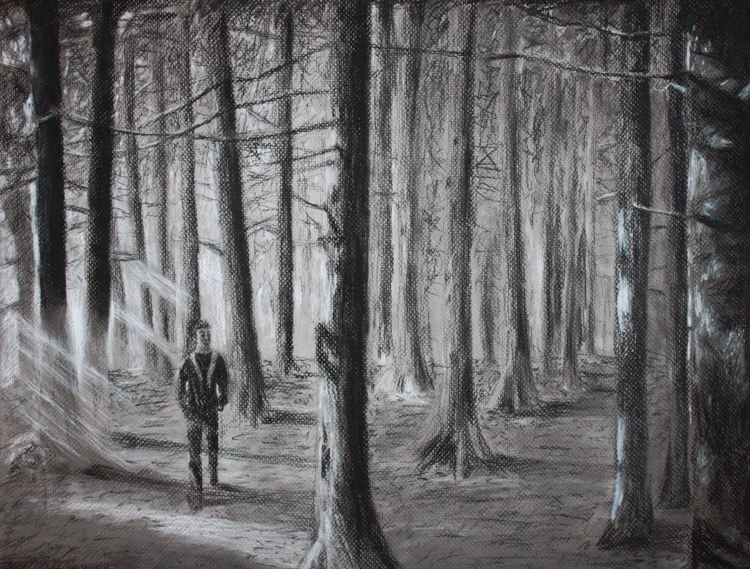 Walking Through The Woods.JPG