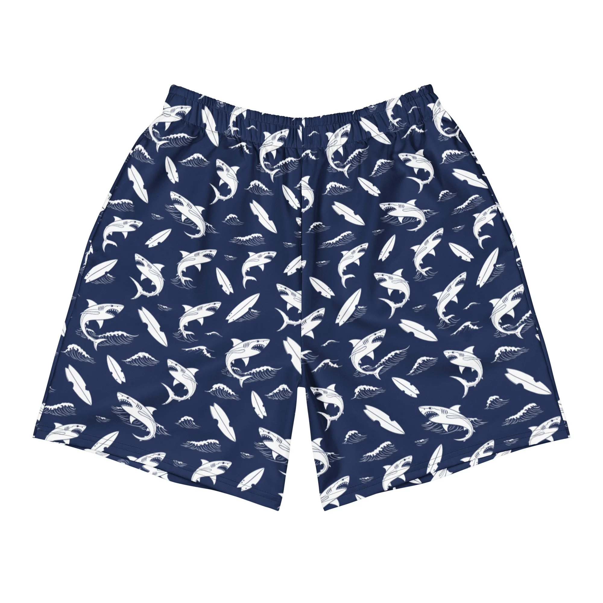 Friki Tiki “Deep Blue Drift” Athletic Long Shorts