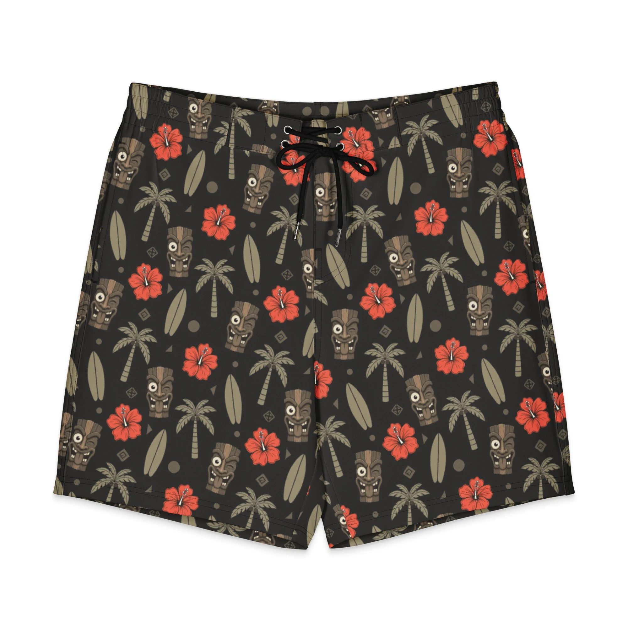 Friki Tiki "Midnight Luau" Men's Board Shorts