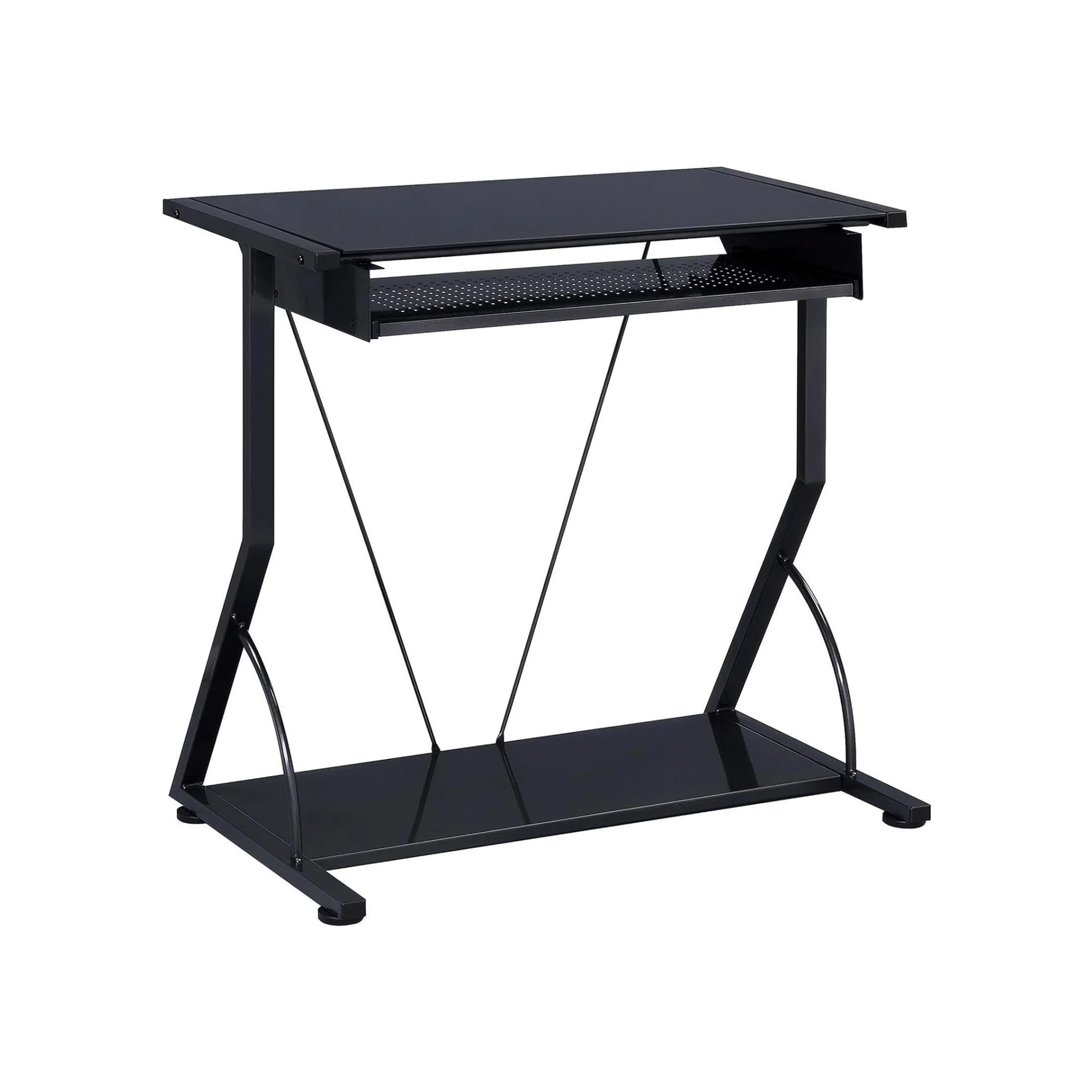 Joseph Black Desk with Keyboard Tray Jem Furniture Store
