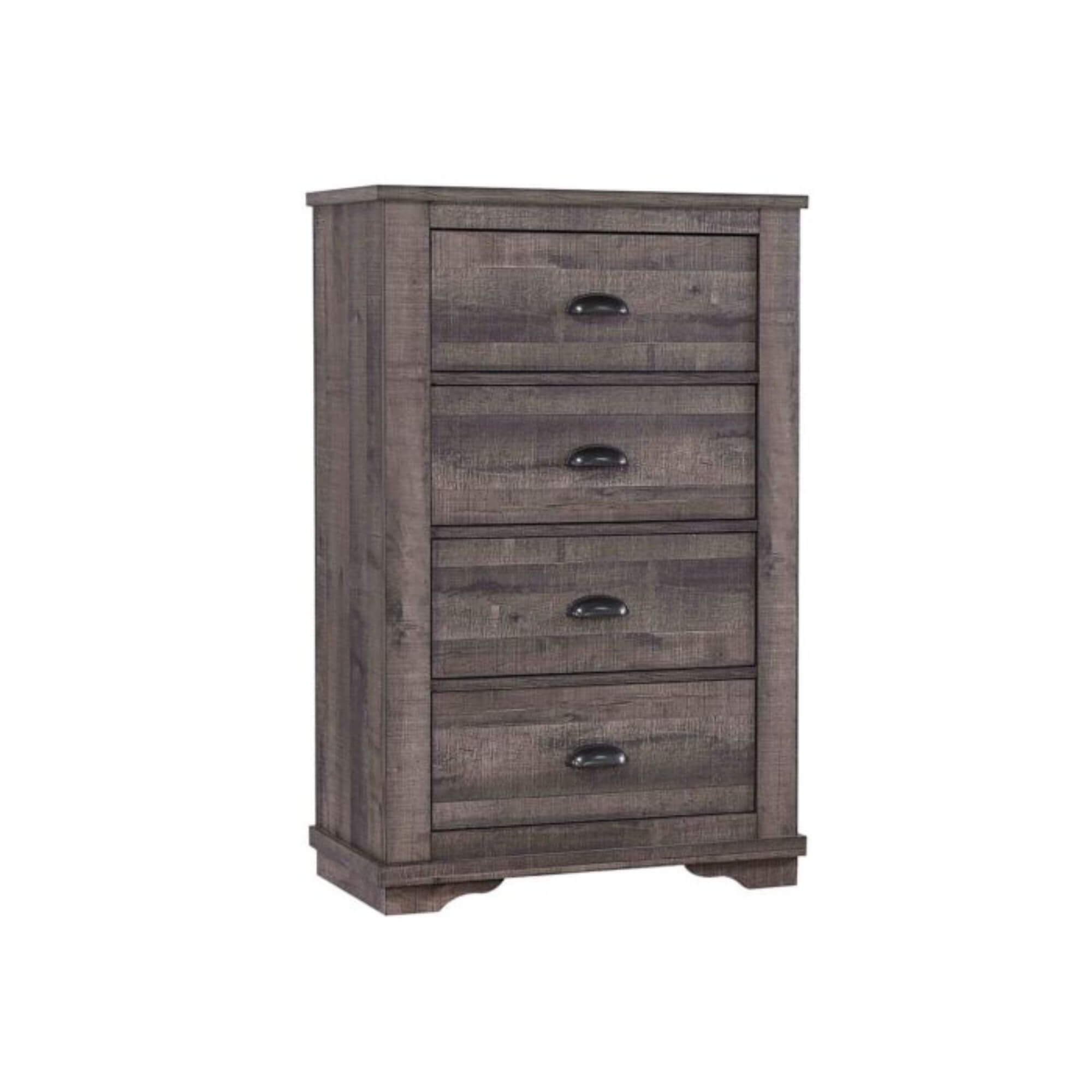 Hartwell Black 5 Drawer Chest Jem Furniture Store