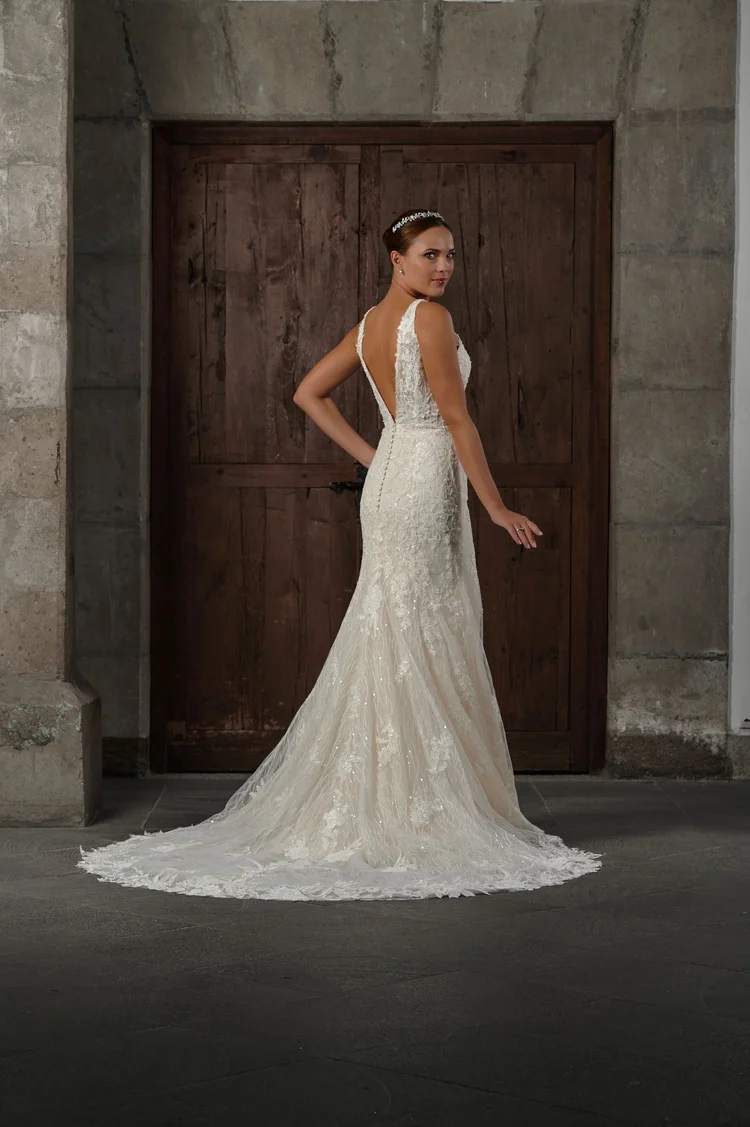 Vestido de novia Qentin corte sirena, Colección Bridenformal 2027