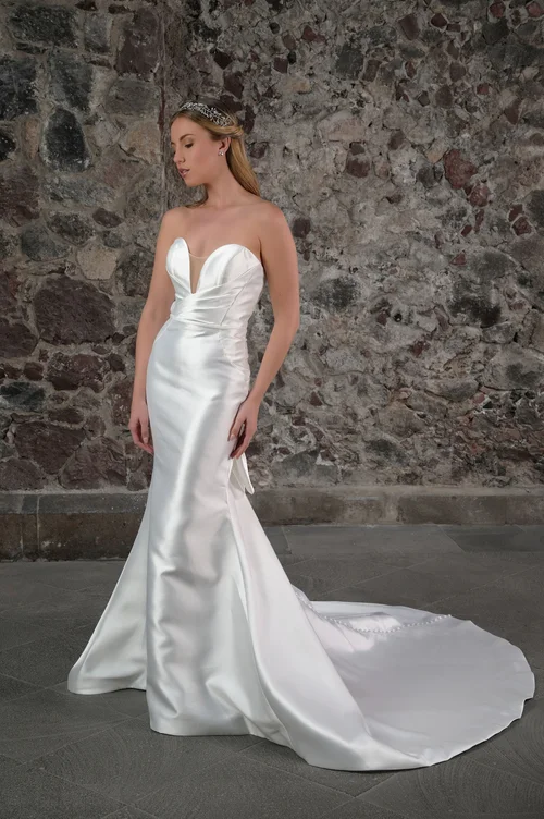 Vestido de novia Cima corte sirena, Colección Bridenformal 2027, $26,625 MXN