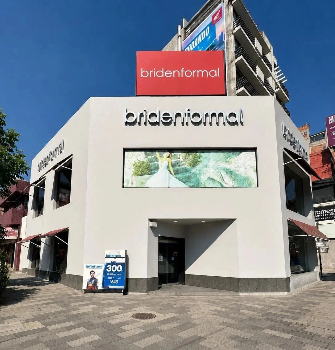 Fachada de Bridenformal Insurgentes en Insurgentes Sur 579, Col. Nápoles, Ciudad de México