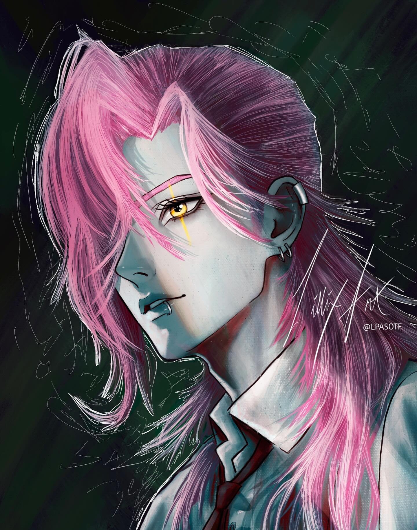 My boi Cherry🤍🖤 
@kelownacomicon coming up! My SK8 series is gonna make its debut! June 28-29 booth A98-99 let&rsquo;s goooooooo!!!
-
-
-
#sk8 #skatetheinfinity #kaorusakurayashiki #cherryblossom #anime #animeart #animeportrait #animefanart #sk8the