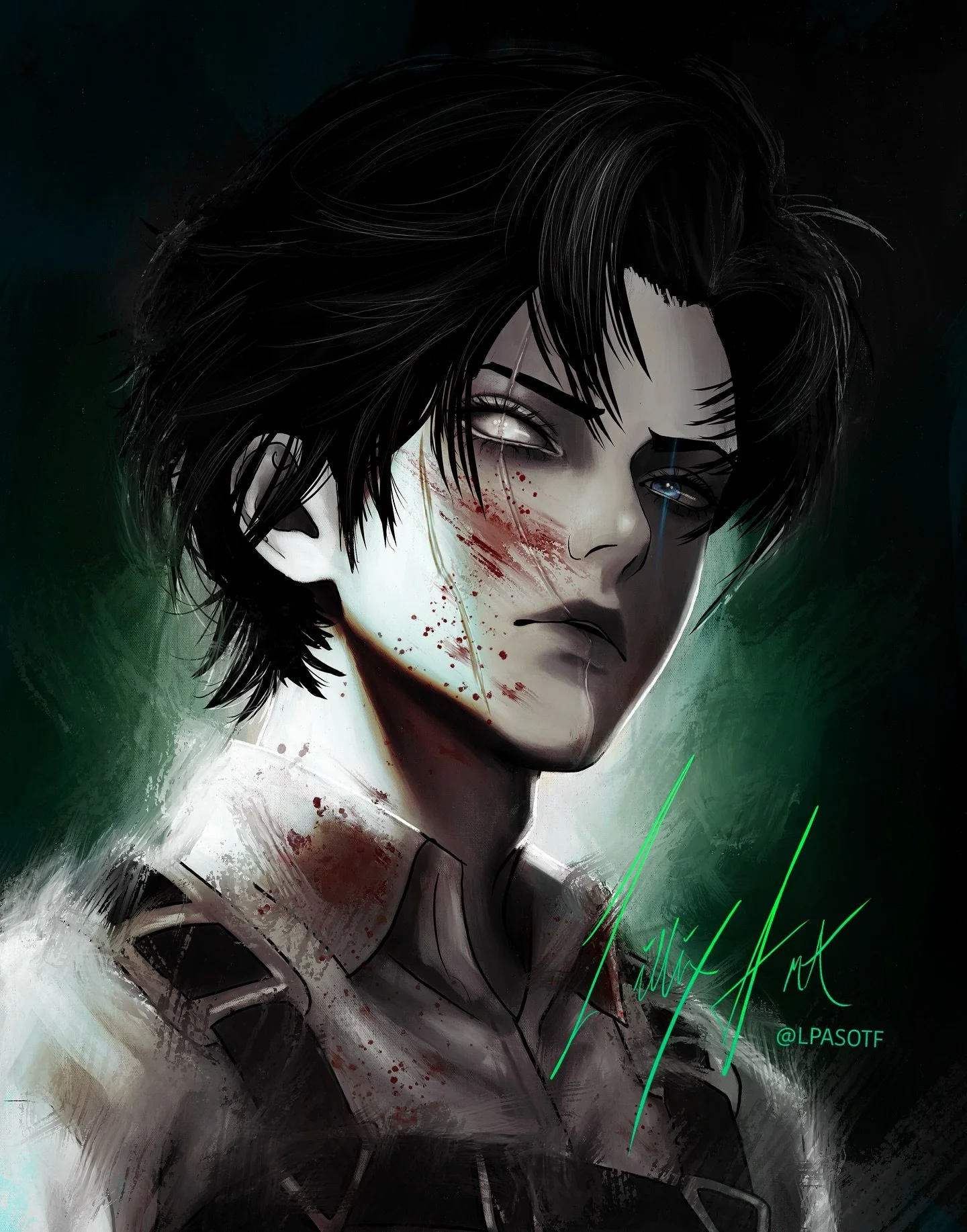 Errybody be requesting more AOT stuff at the comic expos🤘🏻 Here is Captain Levi🖤🥰
-
-
#captainlevi #leviackerman #aot #attackintitan #attackontitanart #anime #animeart #animeportrait #lillixart #captainleviackerman #illustration #procreateportrai