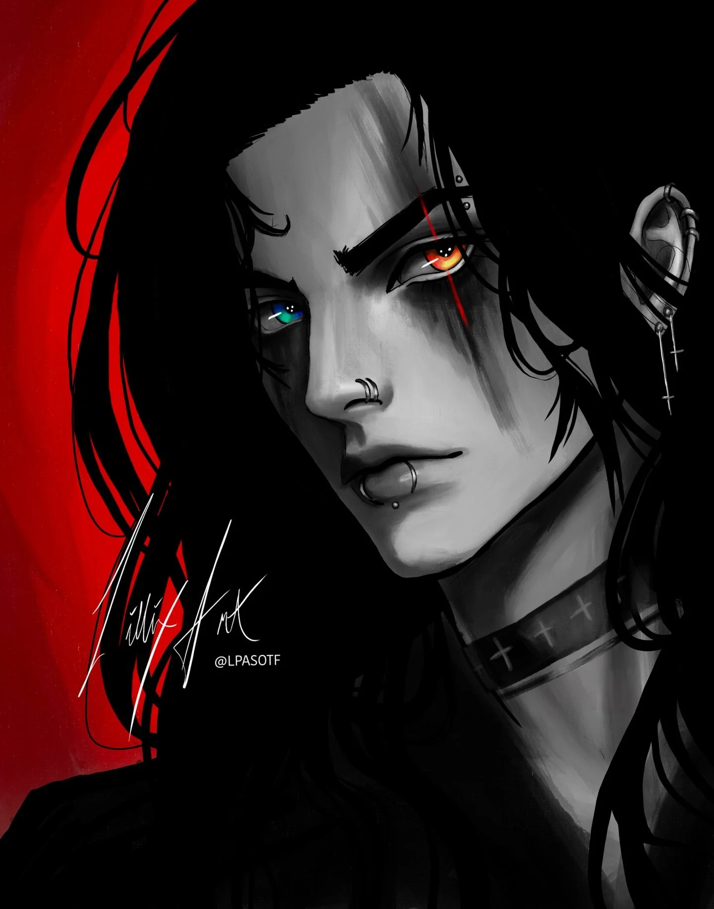 I drawed a punky boi🥰 

#artresidency #chateauorquevaux #chateauorquevauxresidency @studio_chateau_orquevaux #fantasyart #art #artist #oc #originalcharacter #originalcharacters #digitalart #acrylicart #lillixart #characterdesign #portrait #portraita