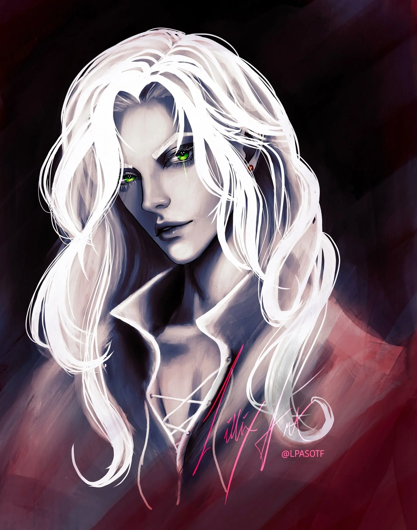 Another one of my OC Luci💚 I keep drawing Banshee and so I felt like Lucien needed more love 🥰

#oc #characterdesign #originalcharacter #digitalart #artwork