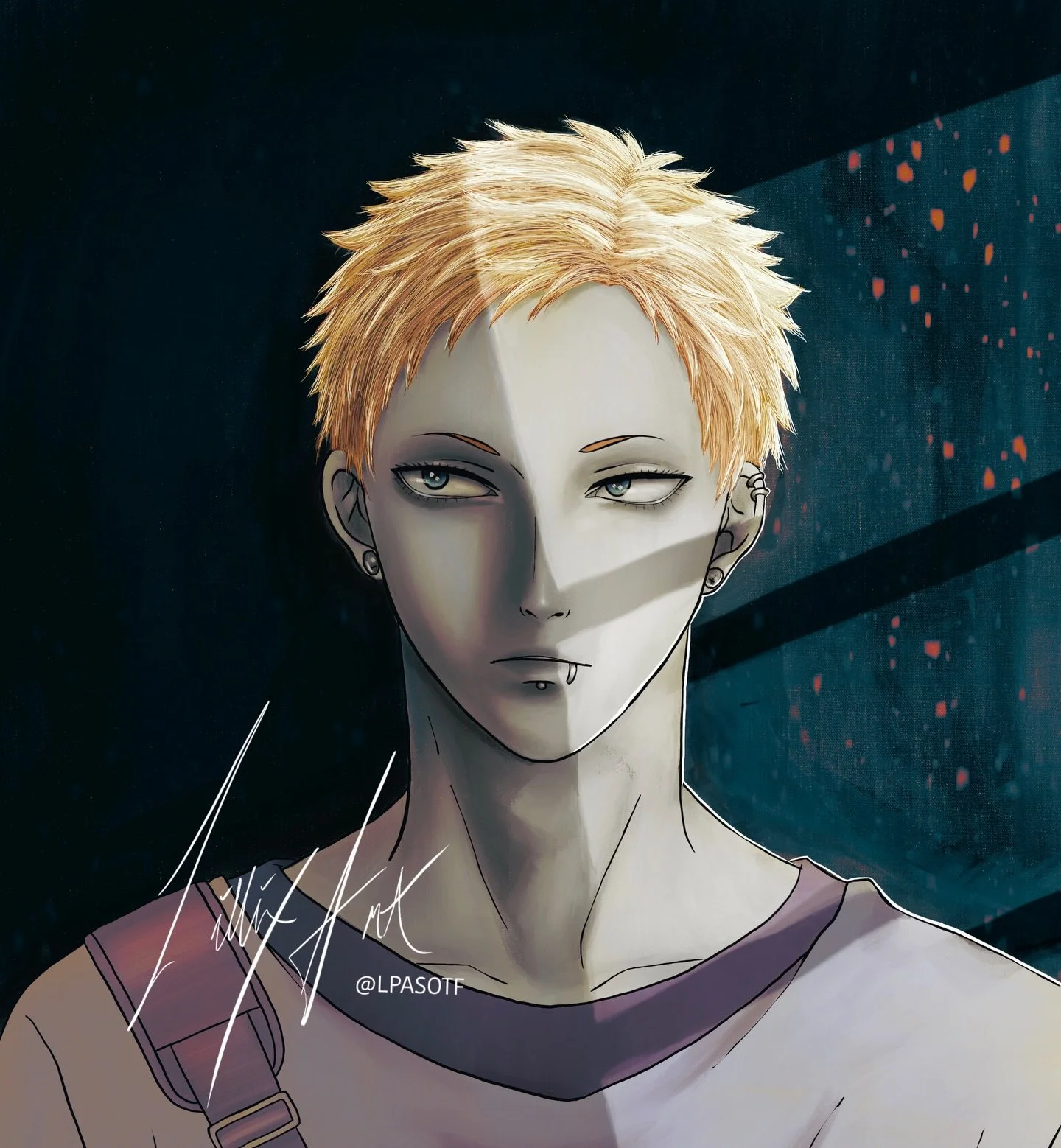 Kajiiiiiiii!🖤
I wonder who is next? 
#givenanime #akihikokaji #animeart #yaoiart #fanart