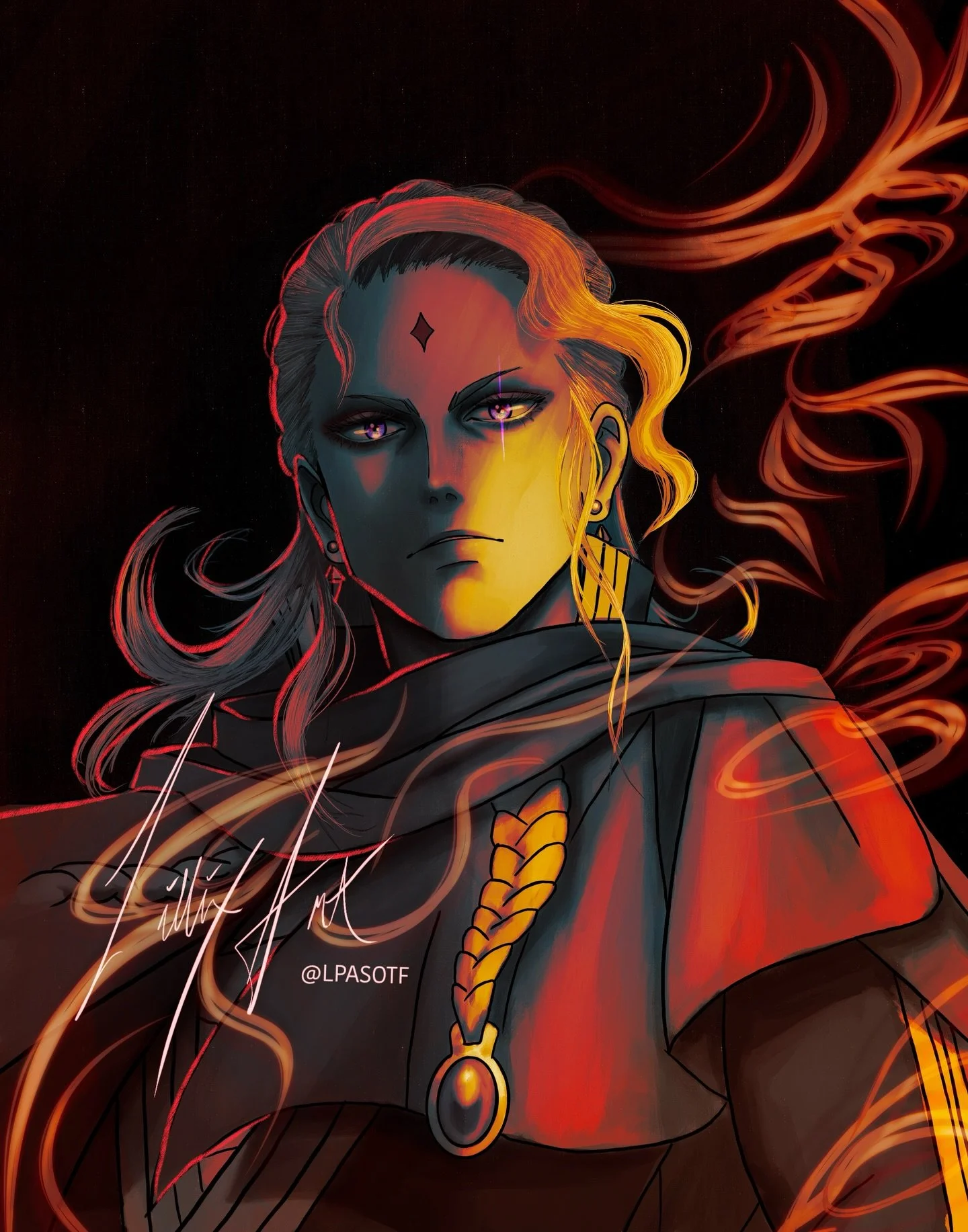 Fuegoleon! He&rsquo;s like my fave from Black Clover ahhh! I am HELLA stoked that @j_michael_tatum is coming to the @calgaryexpo omg! He&rsquo;s like my fave voice actor 😍 Come get a print at my booth! (Booth number still tbh)
More Tatum characters 