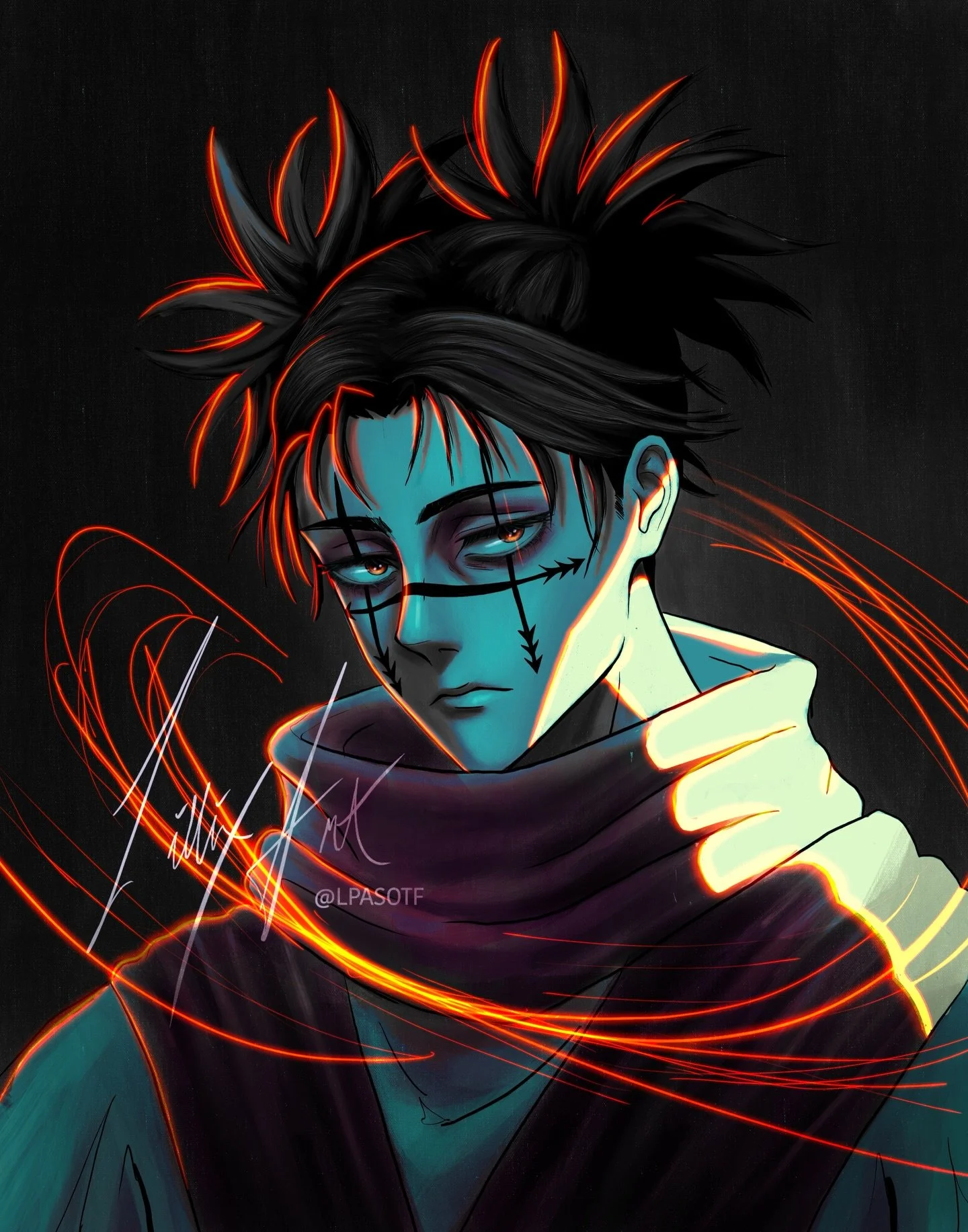 Yallllll I&rsquo;m not sure I&rsquo;ve ever had so much fun doing a drawing! Everything just fell into place, bro! I was in the zooooone! Soooo happy with this one🥰 
#choso #chosojujutsukaisen #jujutsukaisenfanart #jjk #jjkfanart