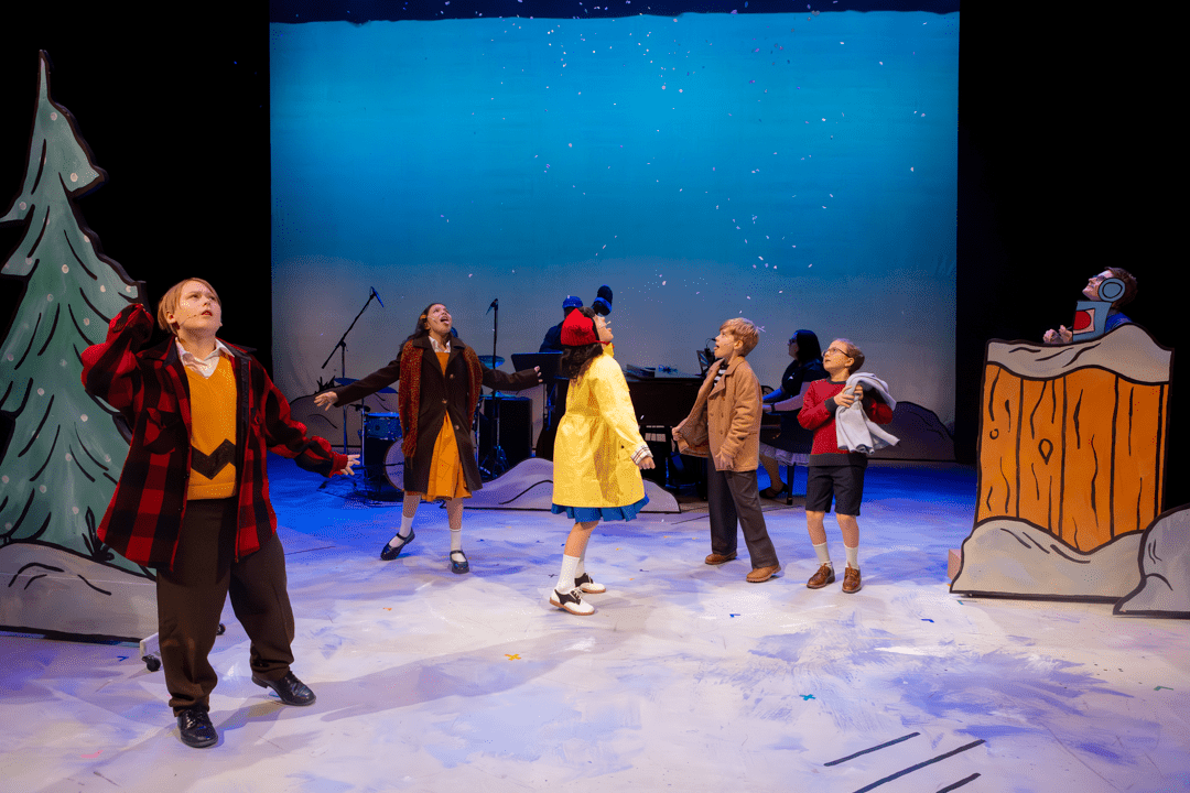 The Green Cast (Cole Clugston, Audrey Burnett, Rosie Vogt, Finnegan Foran, Victor Troychok) with musicians Aaron Kennedy (drums), Nelson Rodriguez (bass), and Amanda Haney (piano), and Resident Artist Amy Rene Byrne