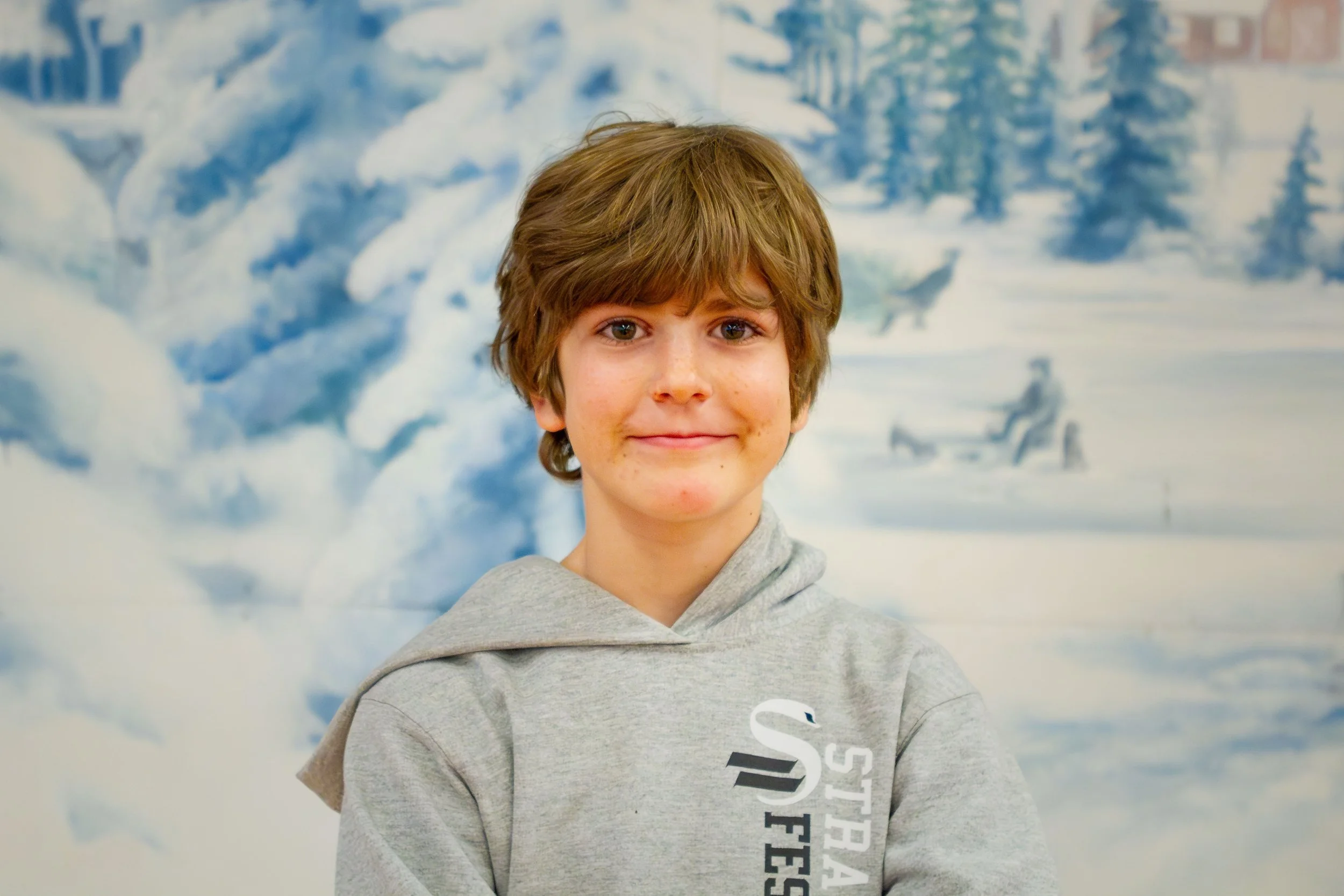 Headshot of Zev McCallum, who plays Pig Pen in the green cast.