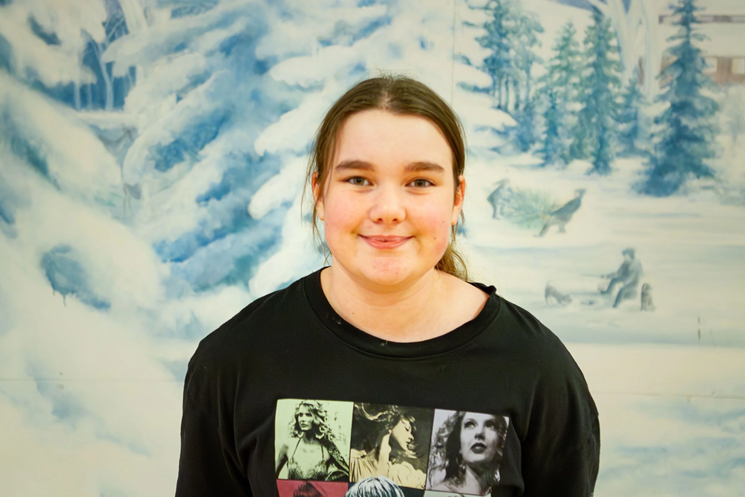 Headshot of Rosie Turnbough, a youth crew member in the red cast.