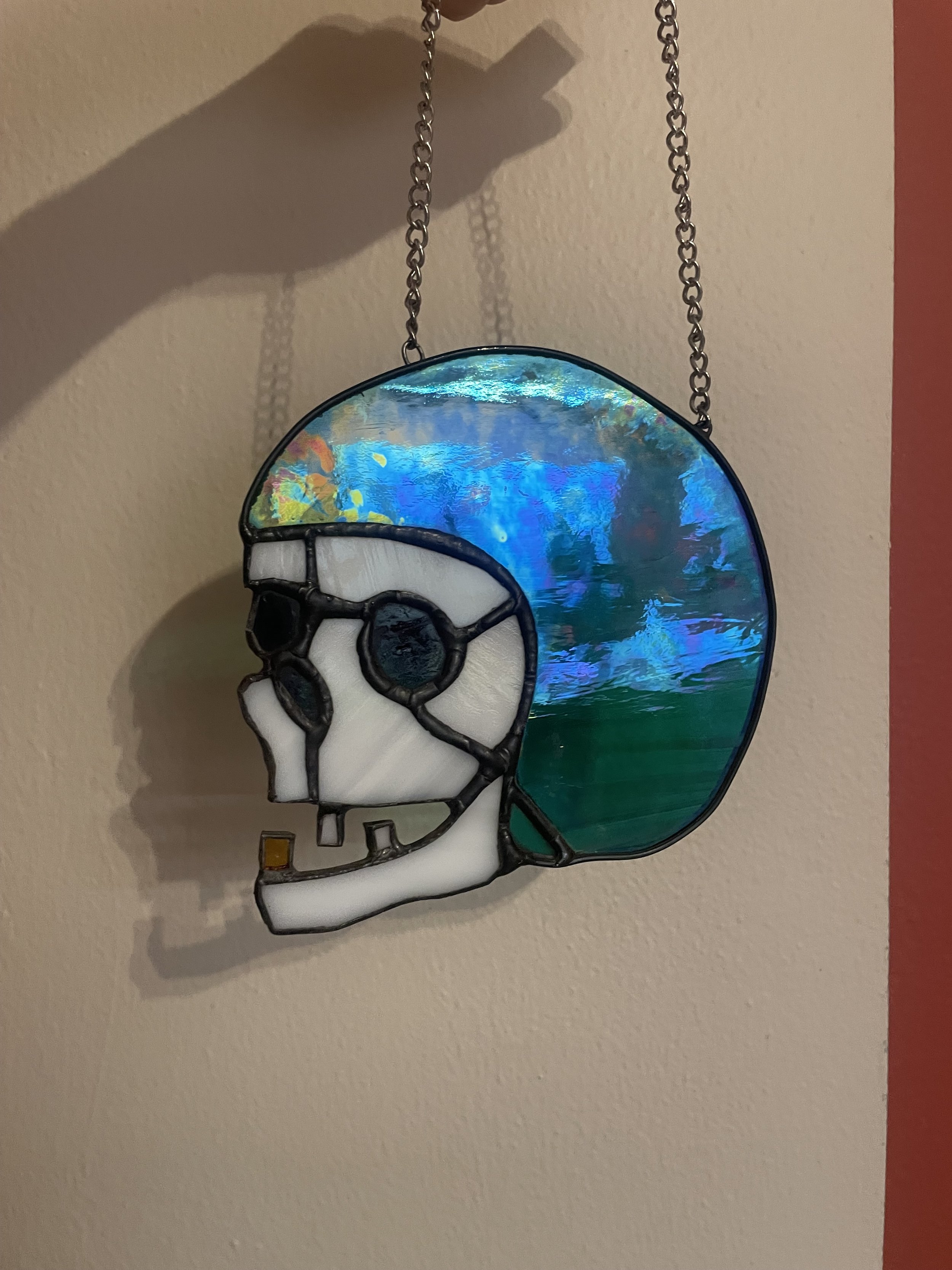 Biker Skull Green