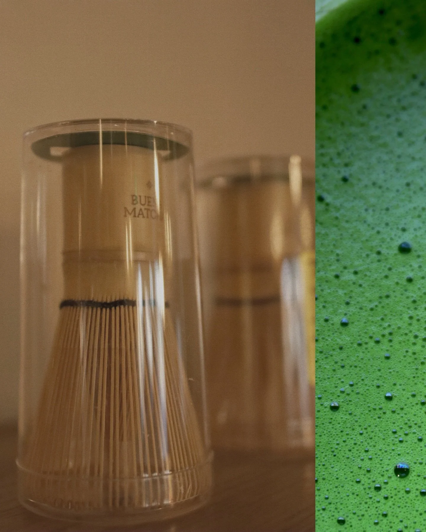 Our new 120-prong bamboo whisk is here &mdash; crafted for the smoothest, frothiest matcha and now customized with our Buena Matcha logo. A little tool that makes a big difference in your daily ritual. Grab one today , a matcha, and a yummy pastry fr