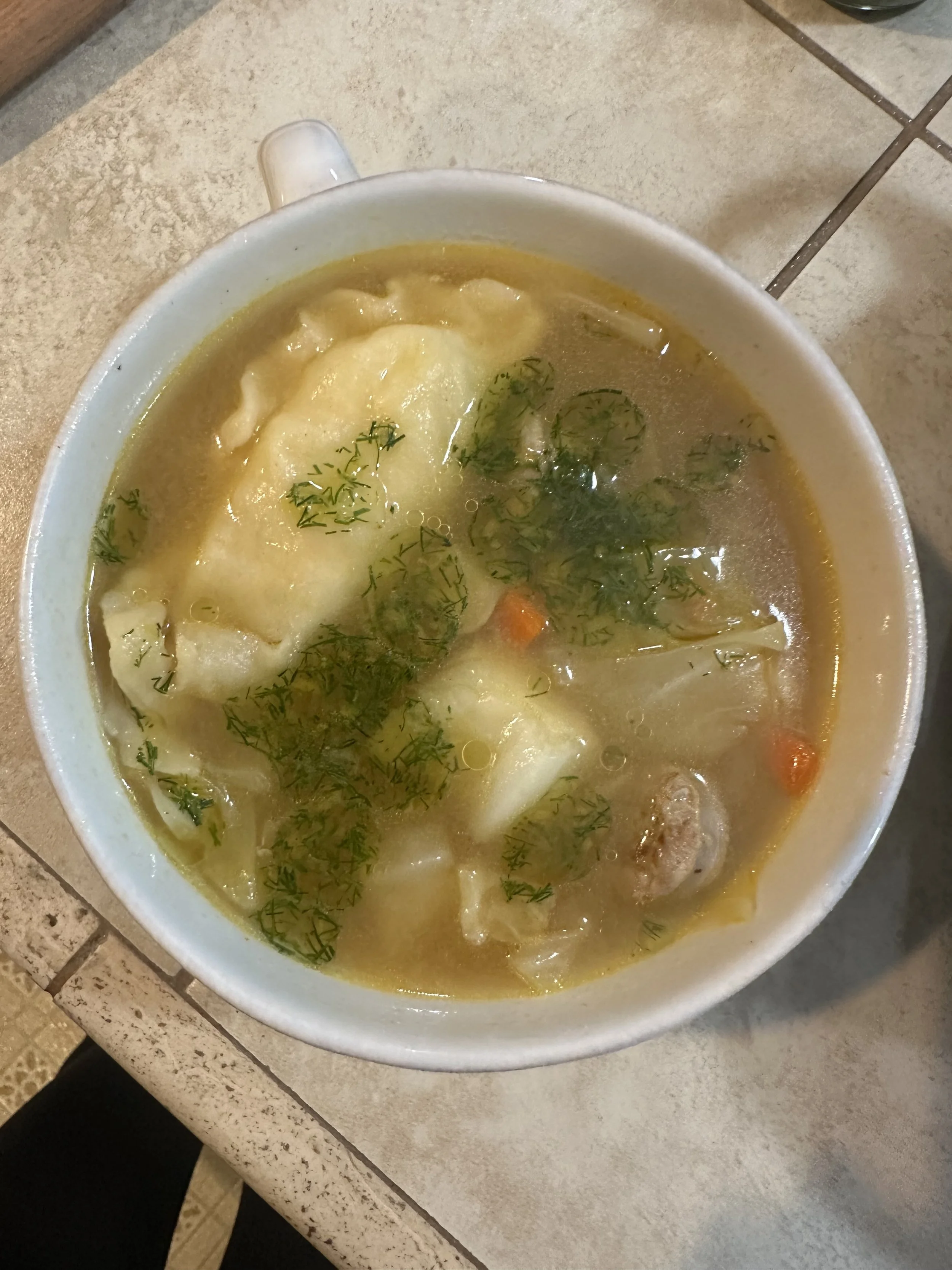 Perogie Soup