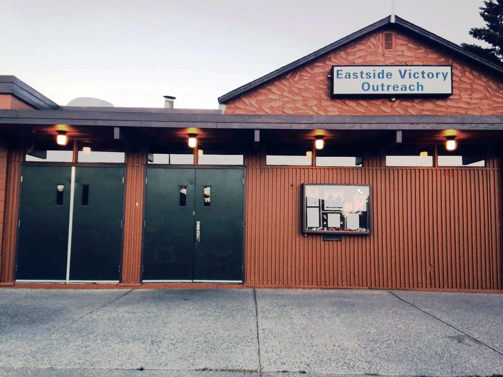 Church building purchased and named Eastside Victory Outreach Centre