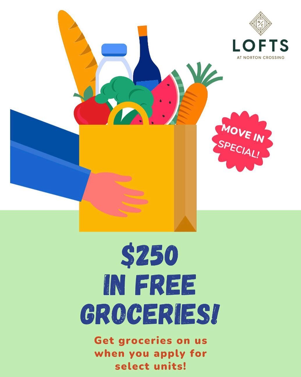 New Special Alert!!🚨

Get a chance to get $250 in FREE GROCERIES!! We know with moving in a new place, groceries are one of the main things on your list to get. With inflation going up, the price of groceries went up. You don&rsquo;t get much for yo