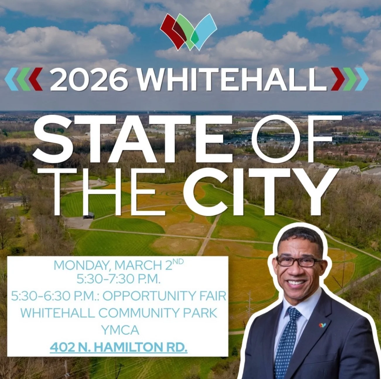 We love supporting our neighbors! 💙

The 2026 Whitehall State of the City is happening Monday, March 2 from 5:30&ndash;7:30 PM at Whitehall Community Park YMCA. Stop by the Opportunity Fair, connect with local organizations, and hear what&rsquo;s ah