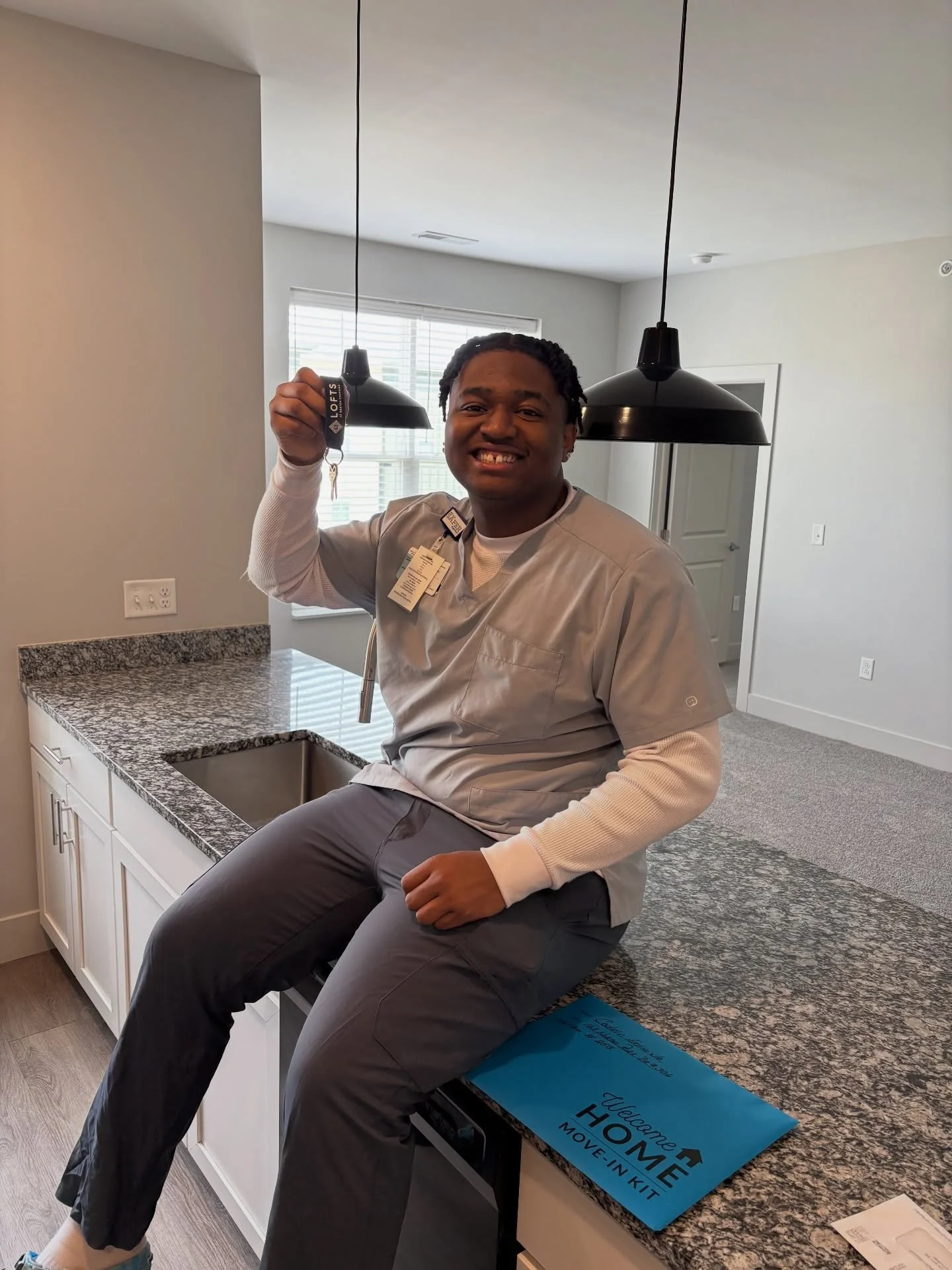 Welcome home! 🔑✨ Nothing beats that first key moment&mdash;cheers to new beginnings at The Lofts at Norton Crossing. 

.
.