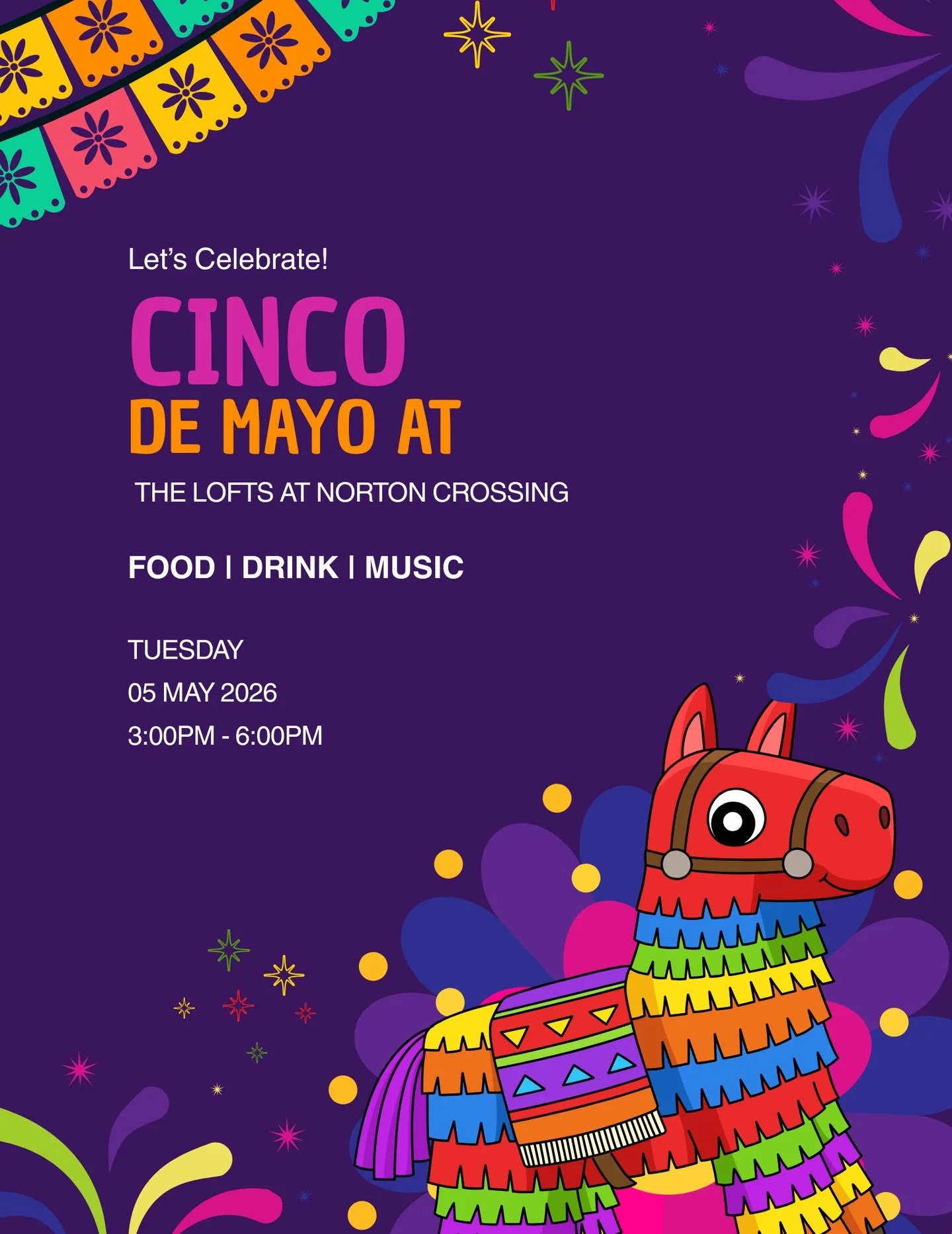 🎉 Cinco de Mayo Celebration 🎉Join us on Tuesday, May 5th for a festive resident event! 🌮🍹We&rsquo;ll have delicious food, refreshing drinks, and good vibes waiting for you from 3PM&ndash;6PM.Don&rsquo;t miss out come celebrate with your neighbors