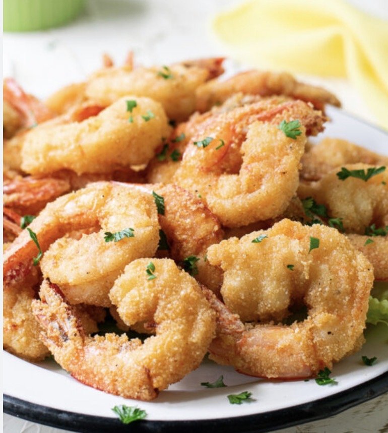 Crispy Golden Fried Shrimp
