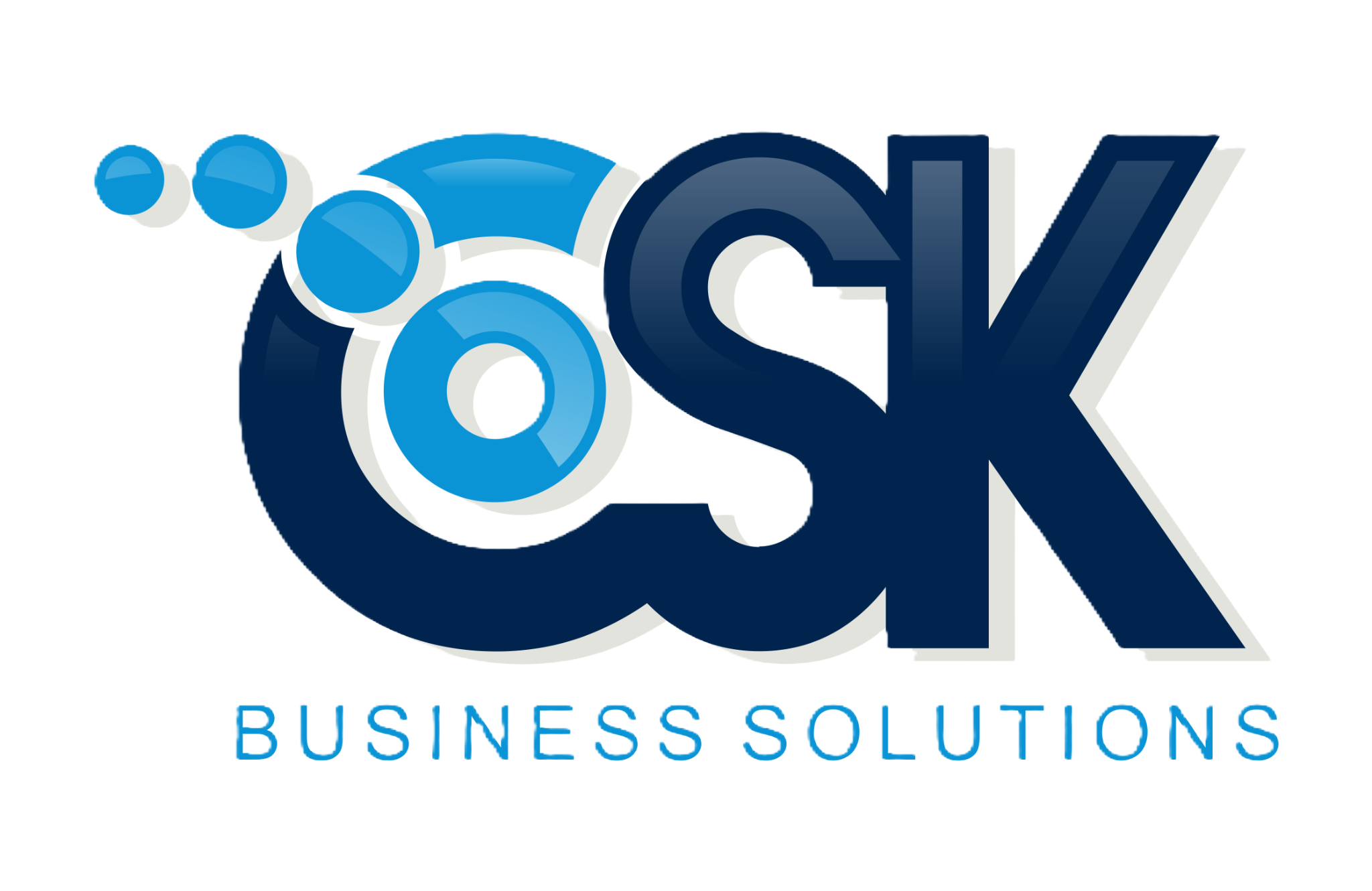 Logo of GQR Business Solutions with a stylized blue and dark blue design and the words "Business Solutions" underneath.