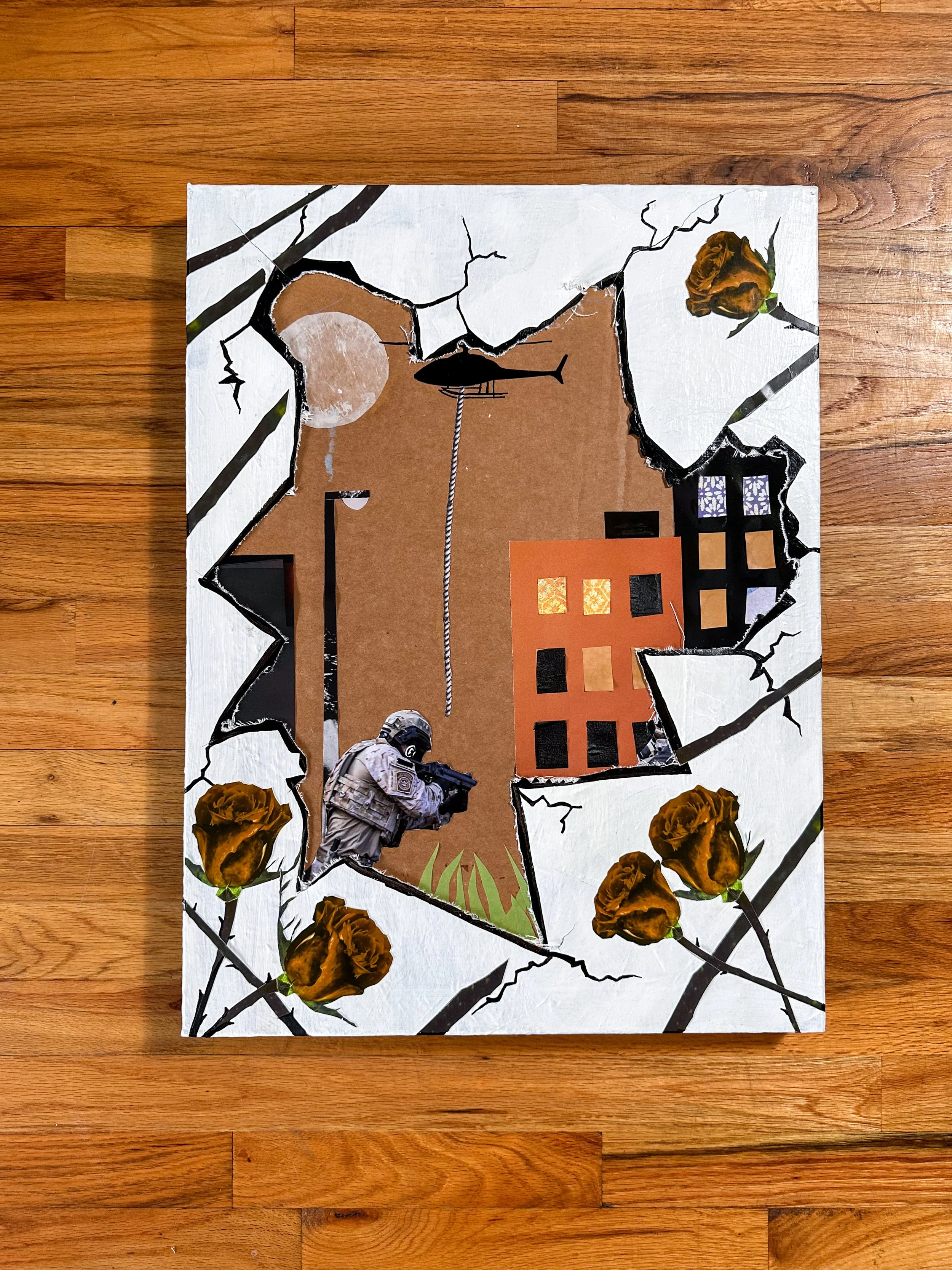 Thief In The Night, 18x24, NFS