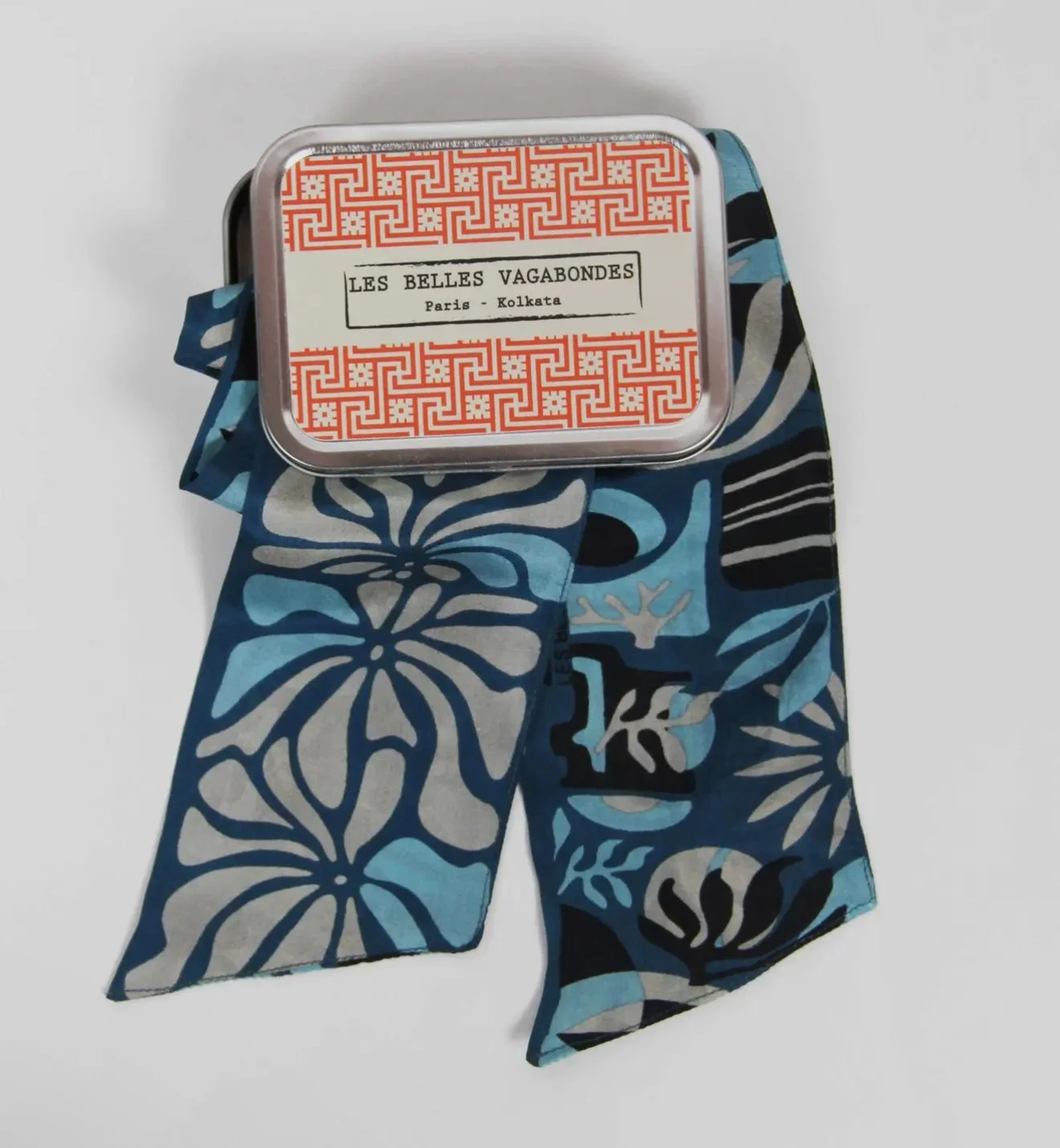 Les Belles Vagabonds Silk “Skinny Scarf”