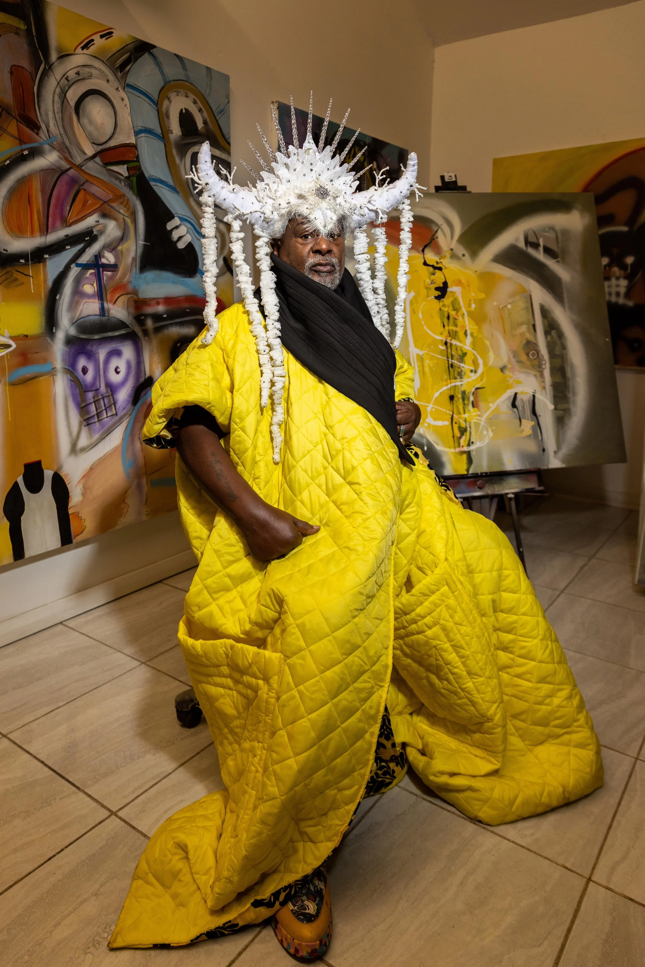 George Clinton Talks SCAD Exhibition, ‘Cloaked in a Cloud, Disguised in the Sky’