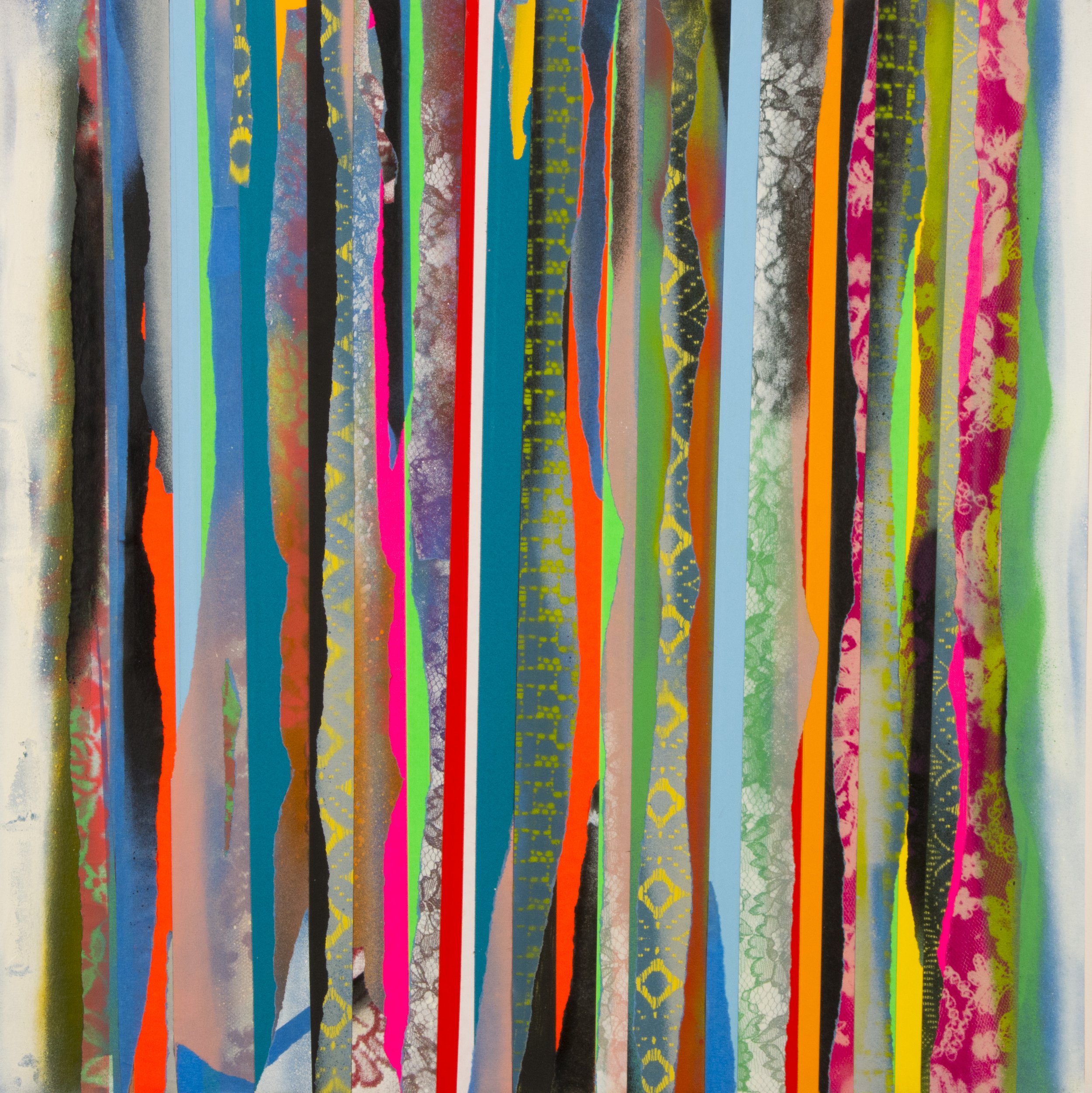 Demo 105, Spray paint on collaged tape and resin, 24x24 in.jpg