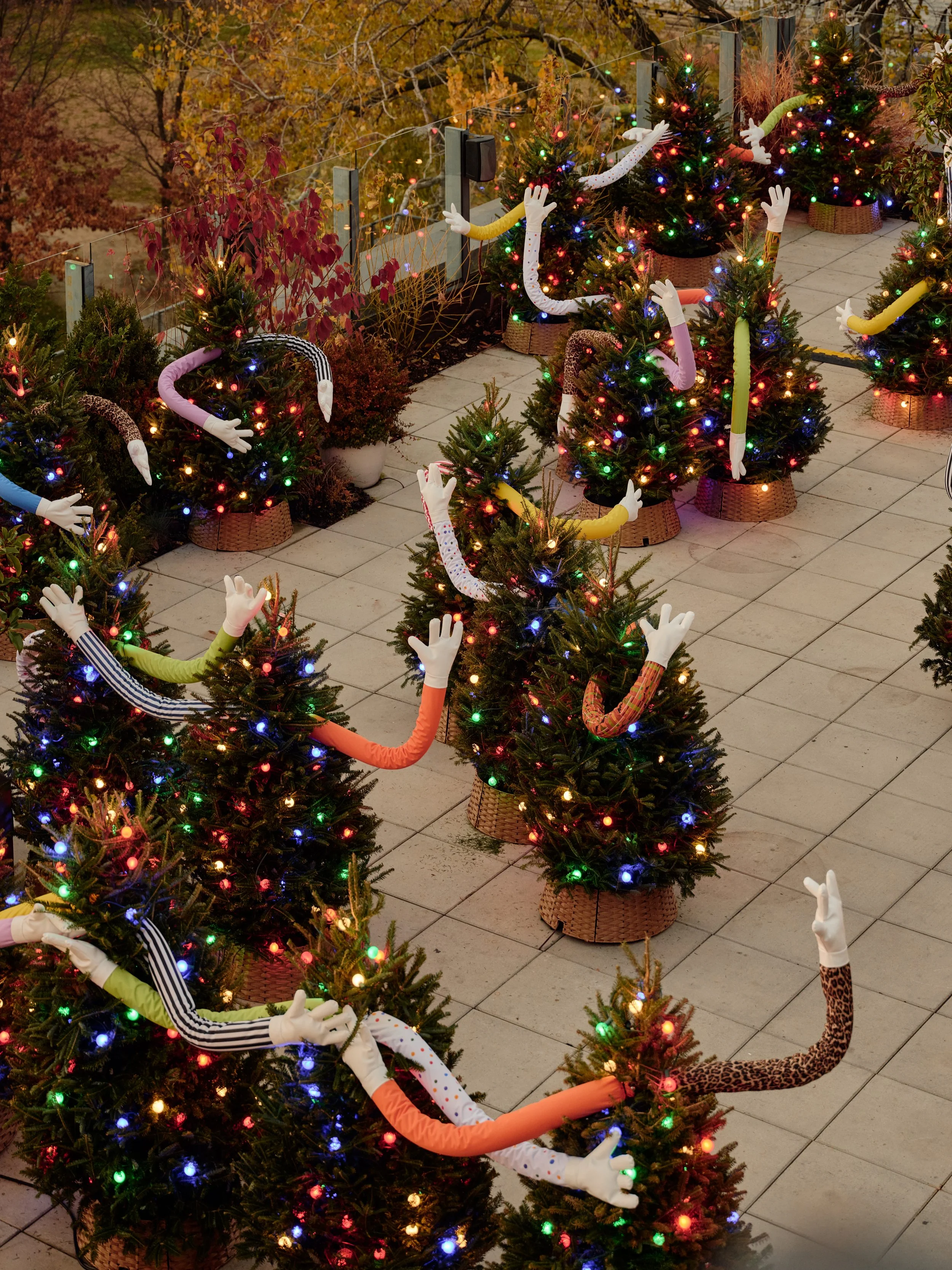 Derrick Adams Rings in the Holidays with ‘Tree Huggers’