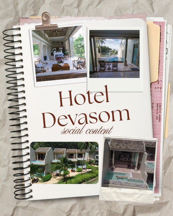 Social content for this dreamy resort! Resort goals alert 🌊✨! The private pool outside your bungalow is the ultimate luxury experience. @devasom_resorts truly outdoes itself. #hotelcontent #socialmediamanager #contentcreation #hotels