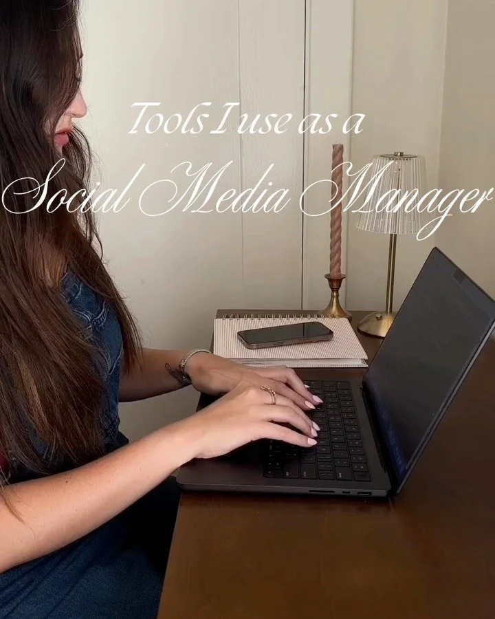 Tools I use as a social media manager ✨ And I swear by these! If you&rsquo;re a SMM, what do you use?

@notion for content calendar &amp; planning. (I use this for my clientele database. It has everything from content, to the contracts, and payments!