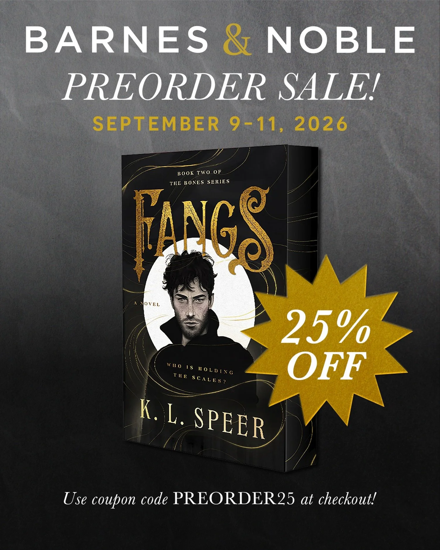 BN Members get 25% Off the List Price on preorders, including eBooks &amp; Audiobooks (some exclusions apply including all signed copies). 

Additional 10% off physical preorders for Premium Members
 
Use coupon code PREORDER25 at checkout.