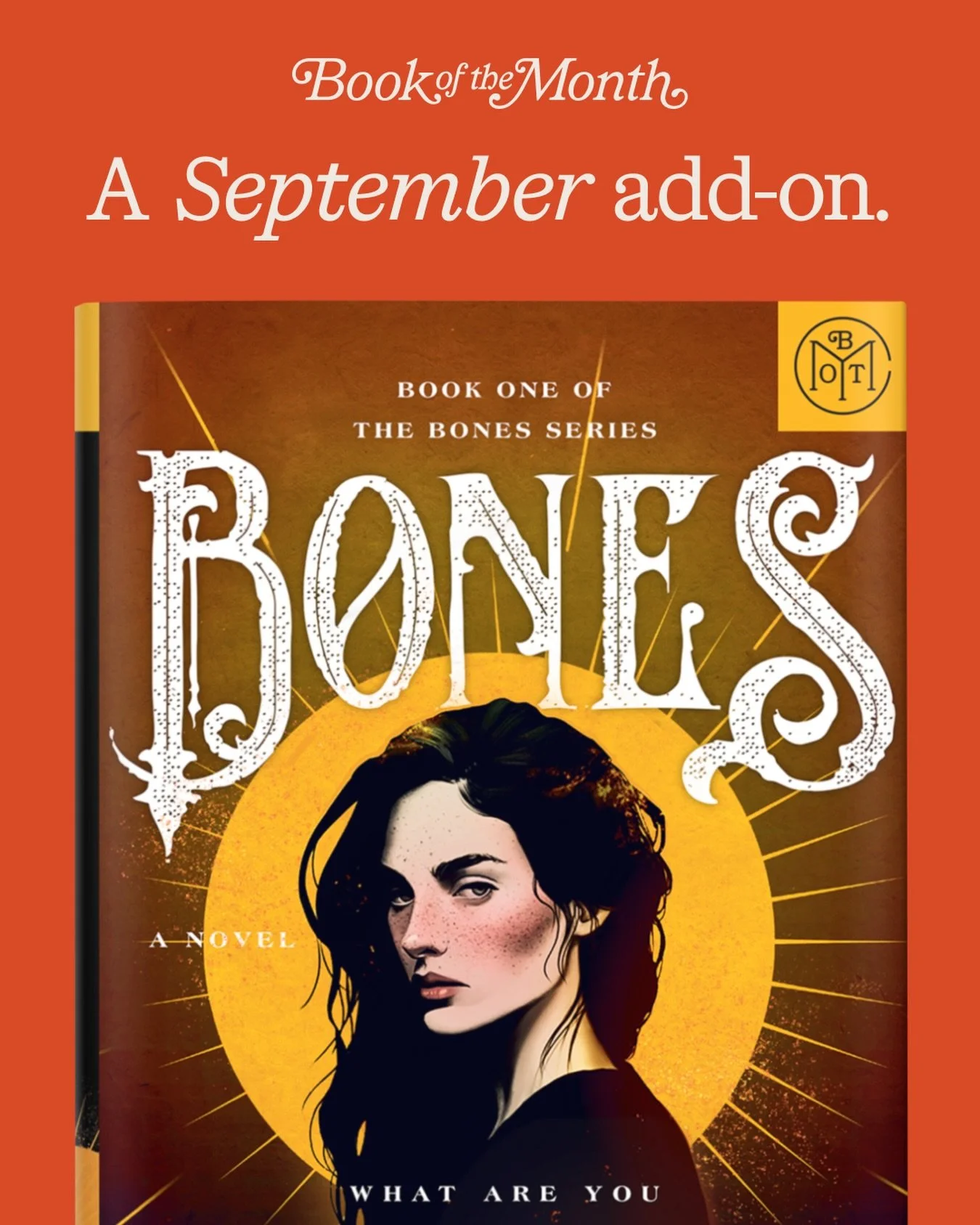 Guess what?? You can get BONES as a September add-on with @bookofthemonth!!! 

Huge thank you to BOTM for such an incredible opportunity! 🖤
