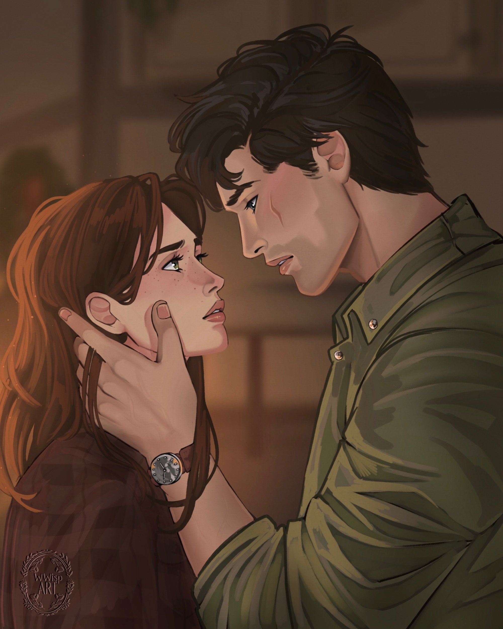 I needed light and she was dawn.

Ember &amp; Mac by the lovely @wwispart 🖤

Characters are from FANGS by K.L. Speer, coming out in 4 DAYS!!!!! Pre-order your copy now!!! 

#fangsklspeer #thebonesseries #fangsthebook